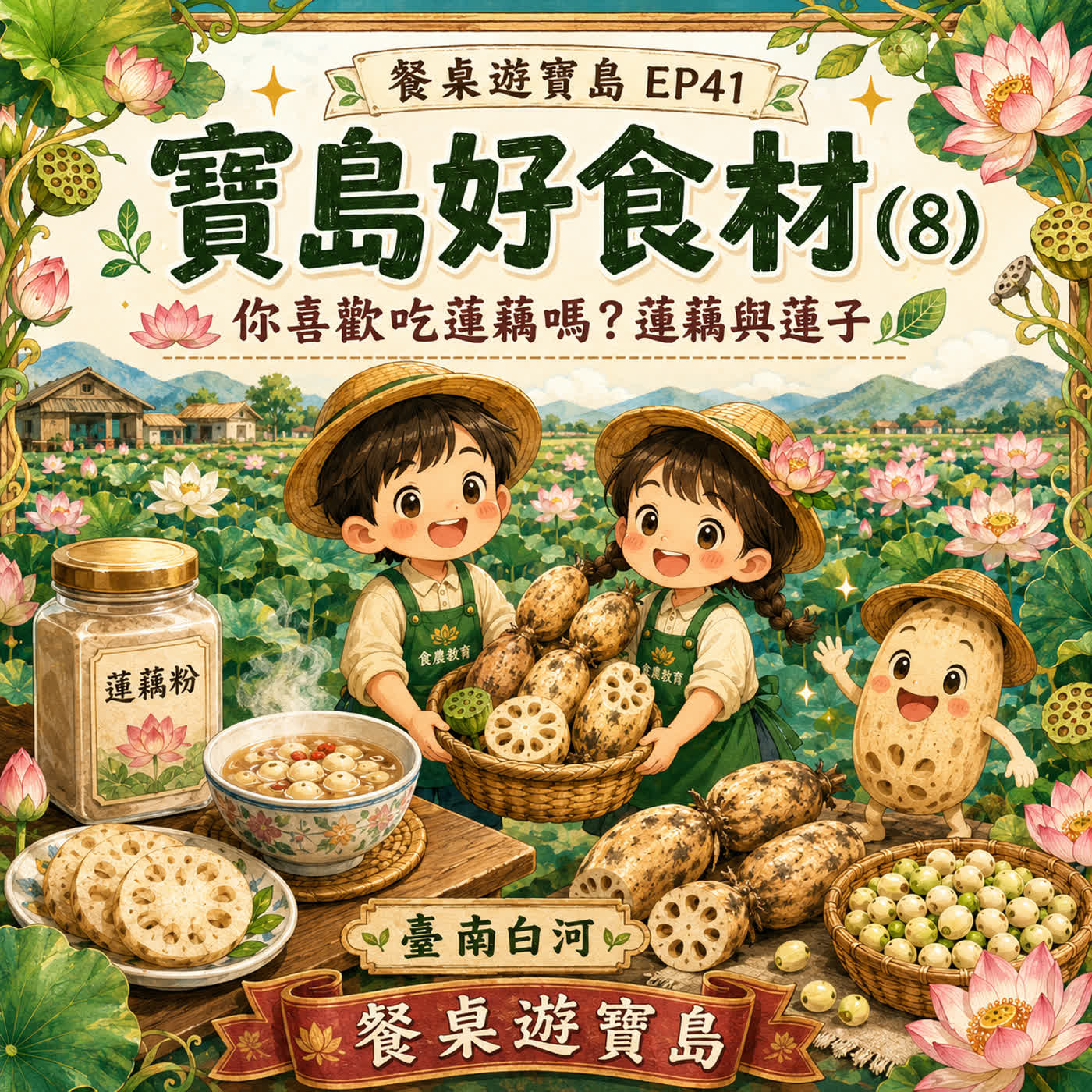 教育非知不可 餐桌遊寶島 EP41｜寶島好食材(8)：蓮藕 episode artwork