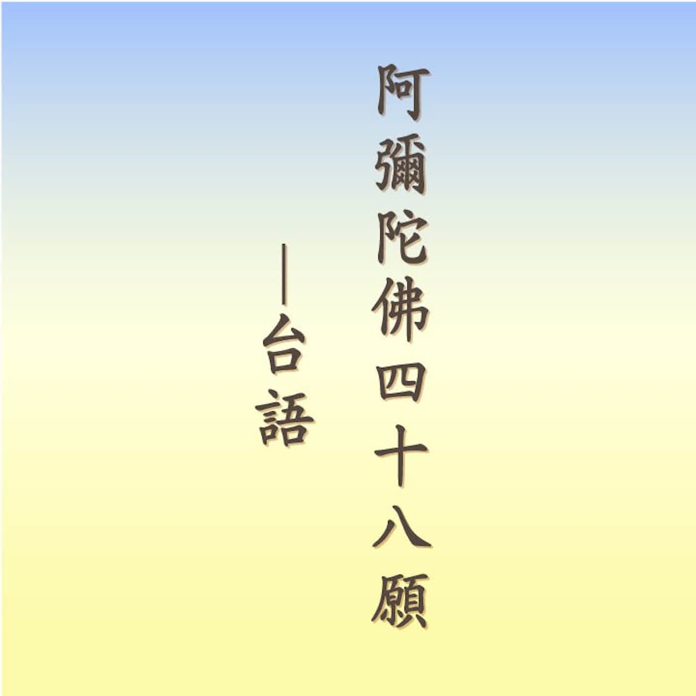 阿彌陀佛四十八願｜台語｜林耀欽老師讀誦