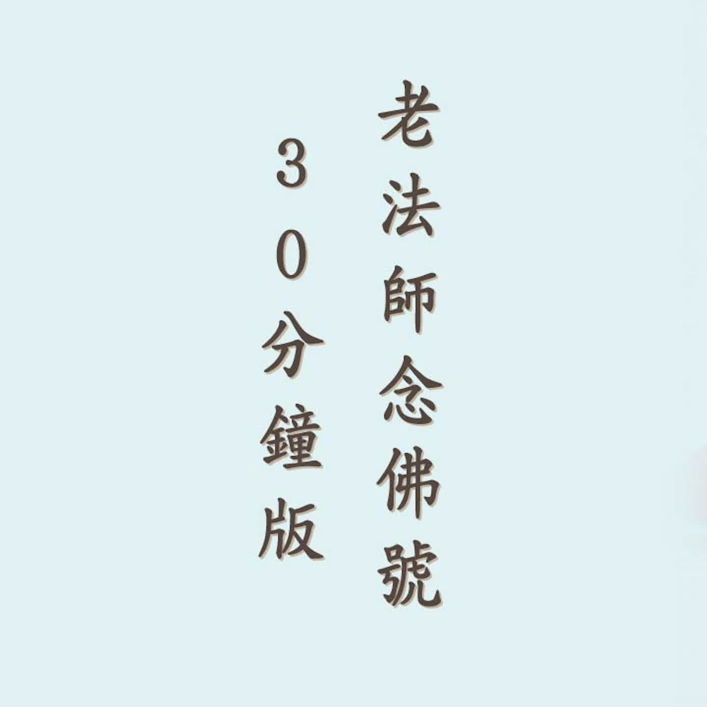 阿彌陀佛｜淨空老法師念佛｜30分鐘版