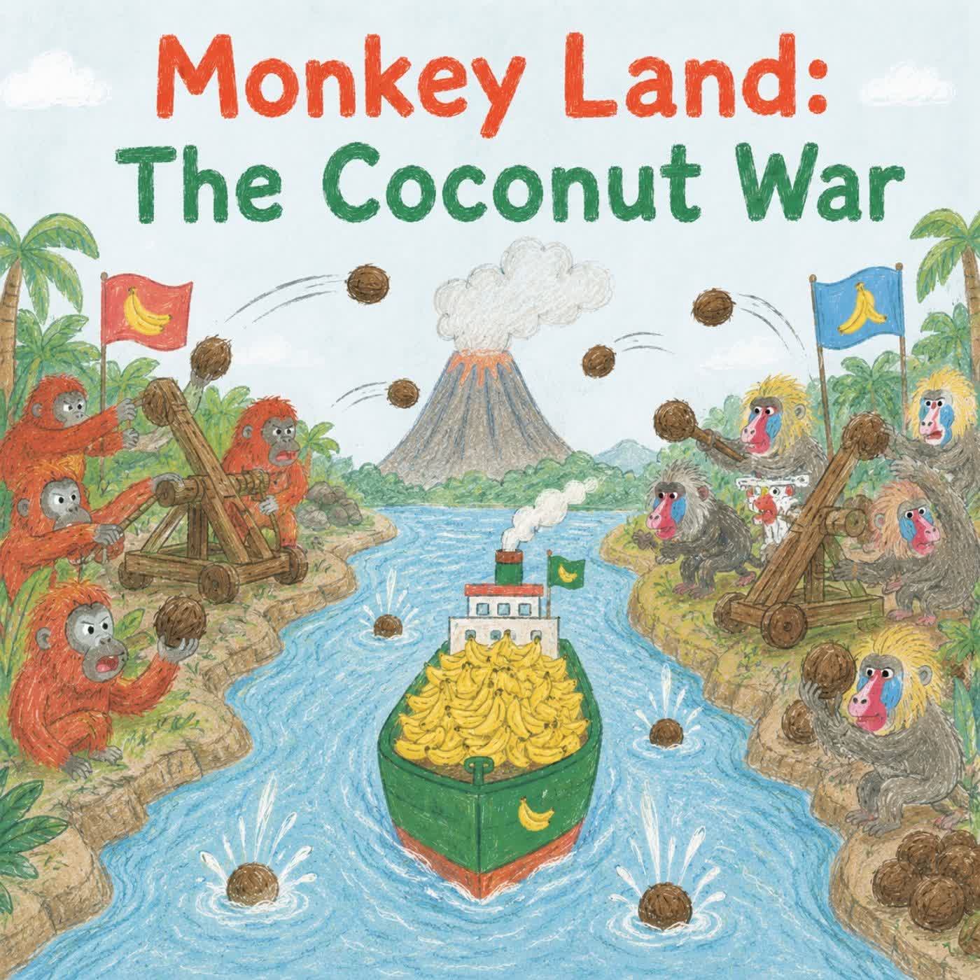 Ep231｜【兒童理財高手14】猴子樂園: 椰子大戰 (什麼是通貨膨脹?) Monkey Land: The Coconut War (feat. Eno/Elu)