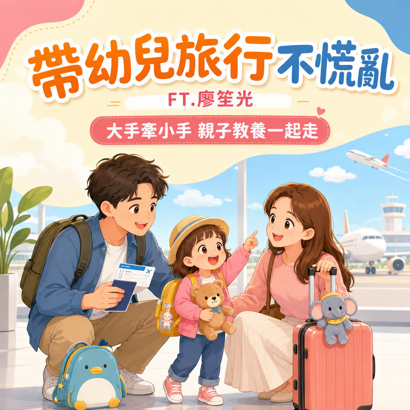 👨‍👩‍👧‍👦✈️ 親子教養一起走｜廖笙光：帶幼兒旅行不慌亂