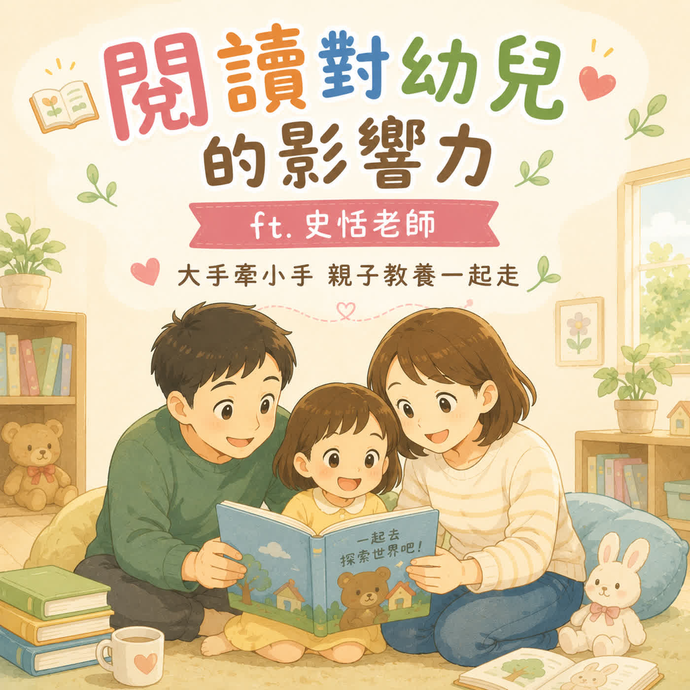 👨‍👩‍👧‍👦✨ 親子教養一起走｜談閱讀對幼兒的影響力 ft.史恬老師
