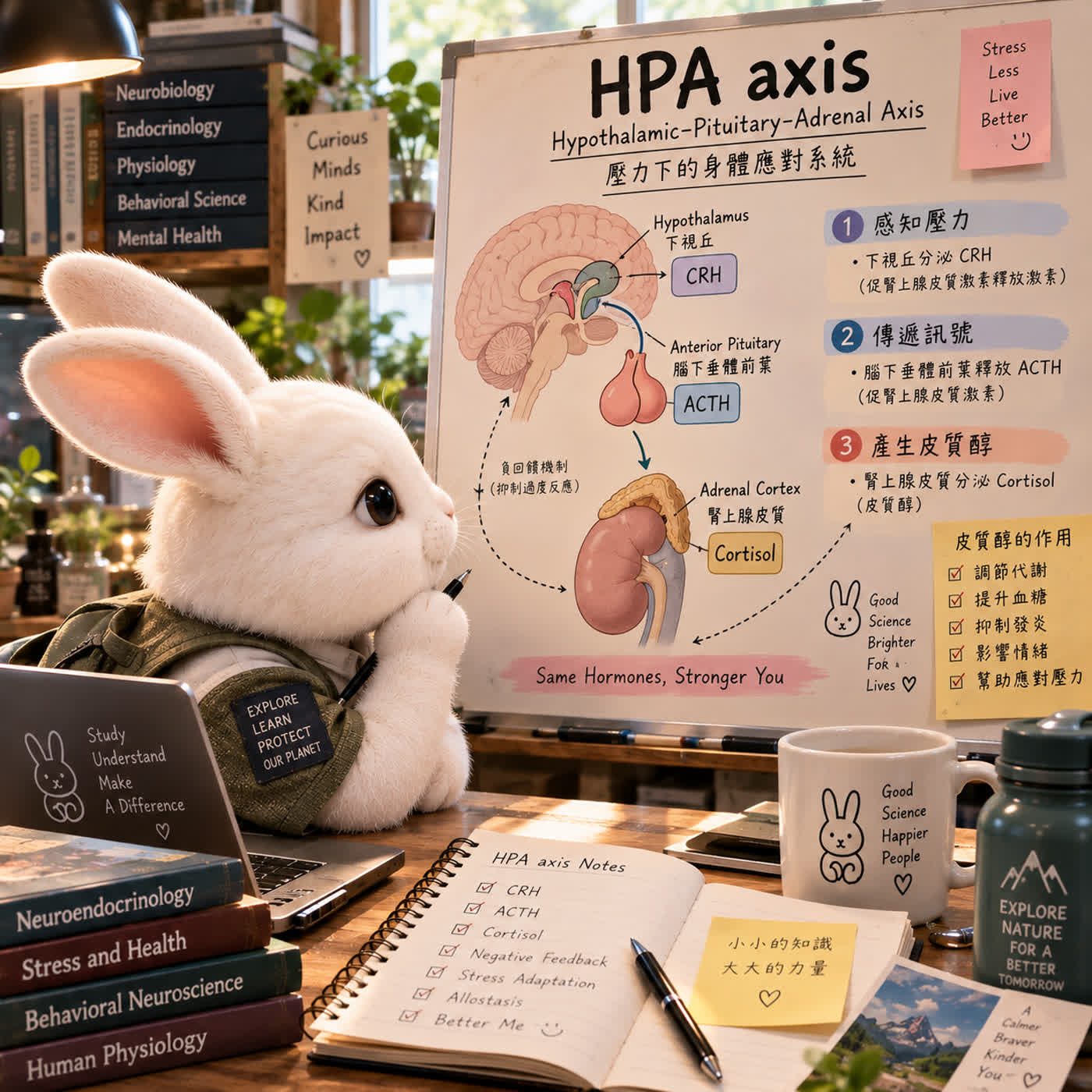 2026 biology talkshow:解密人體壓力指揮中心與生存機制-HPA axis episode artwork