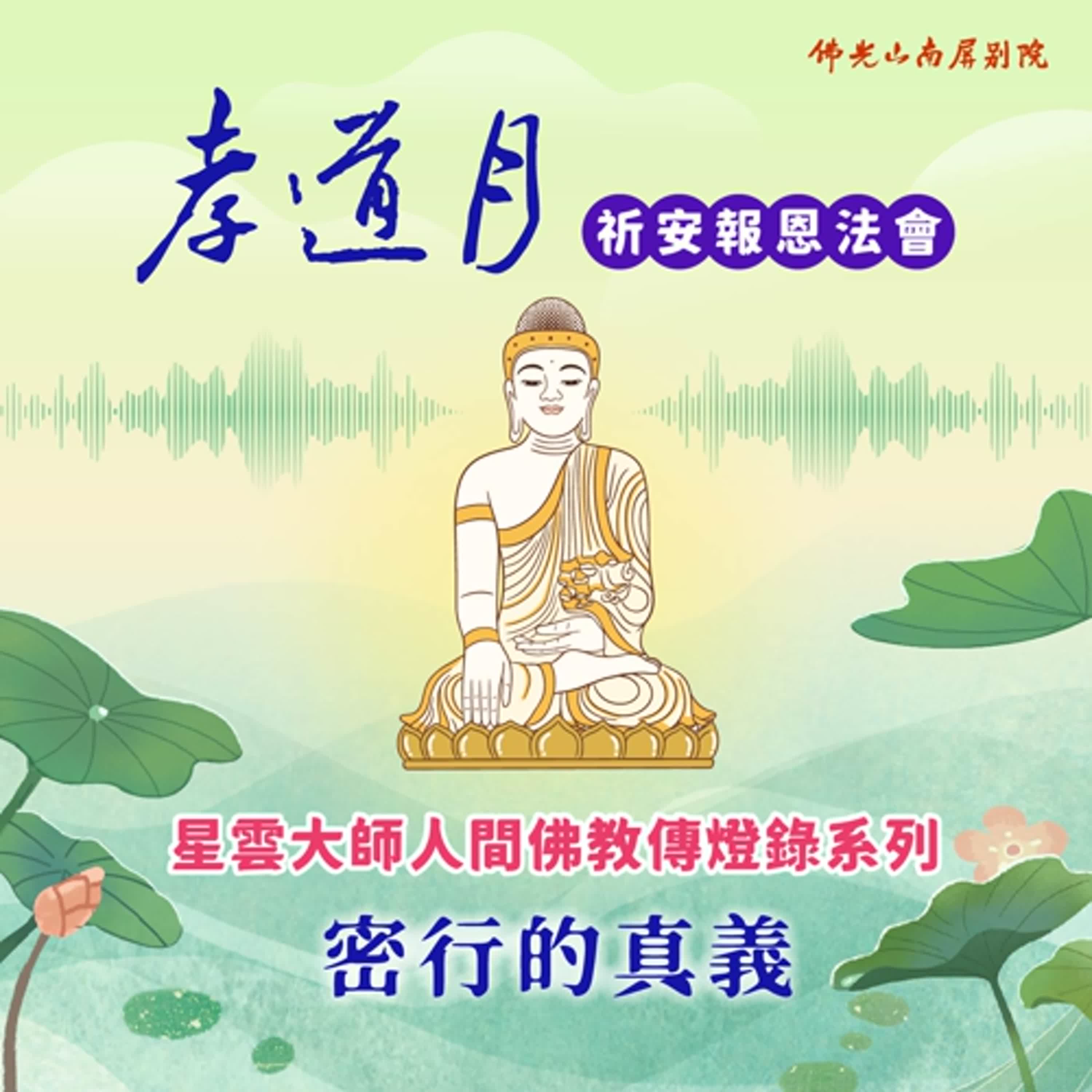 2025孝道月祈安報恩法會✨慧功法師開示✨密行的真義 episode artwork