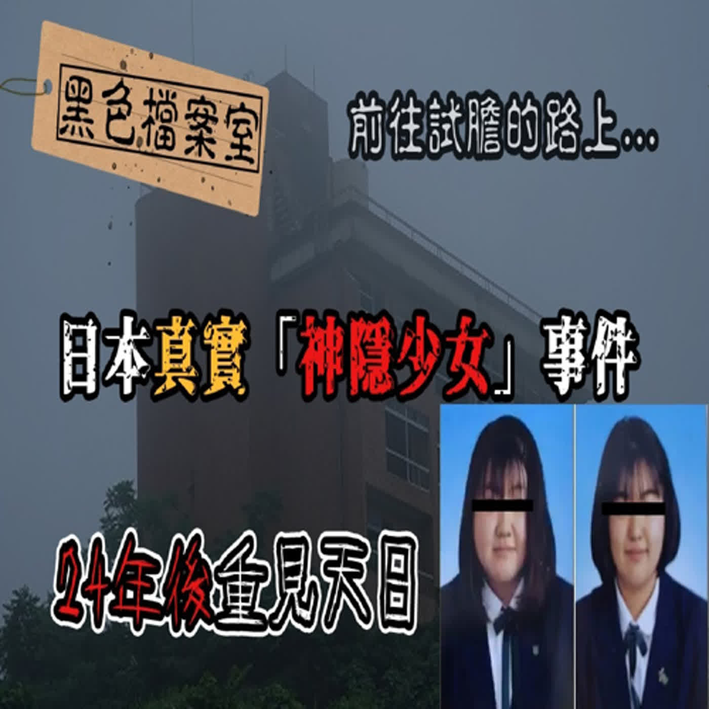 「現在在魚津市了！」這句話成為兩名少女的最後訊息，24年後面目全非...日本坪野礦泉失蹤謎案 ｜下水道先生 episode artwork