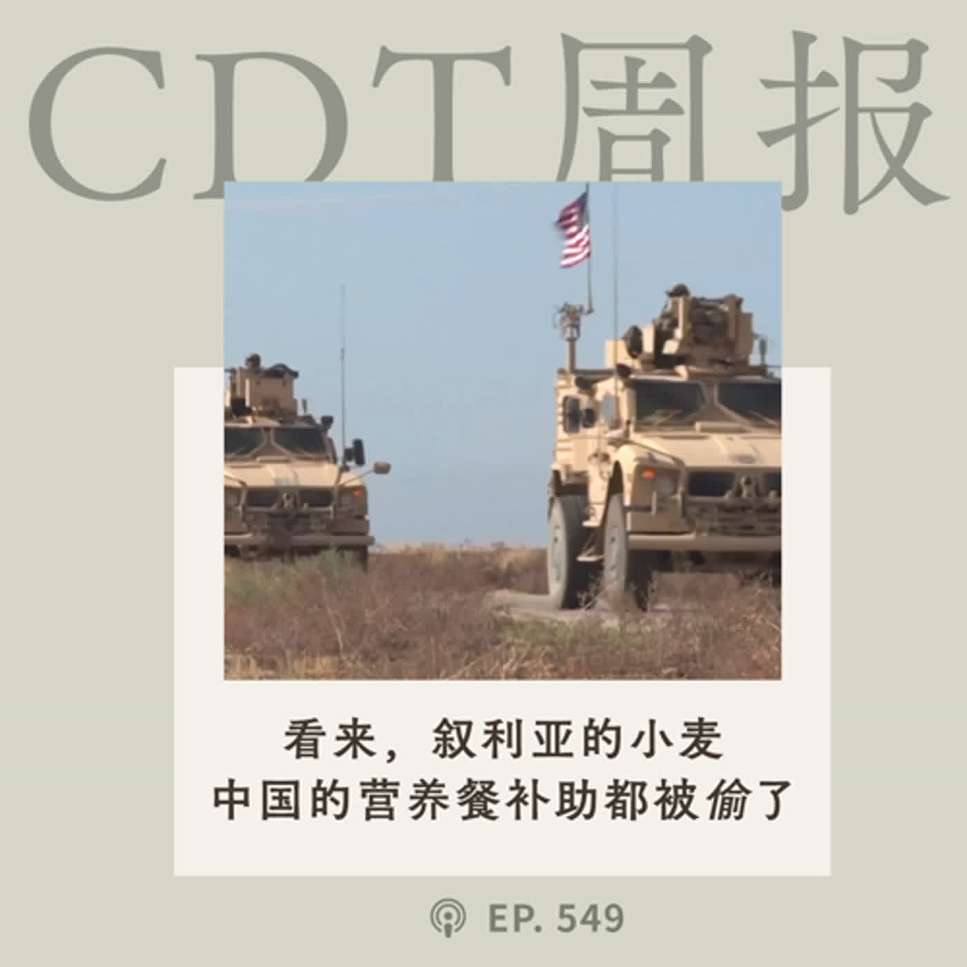 【第549期】CDT周报：叙利亚的小麦、中国的营养餐补助被“偷”了