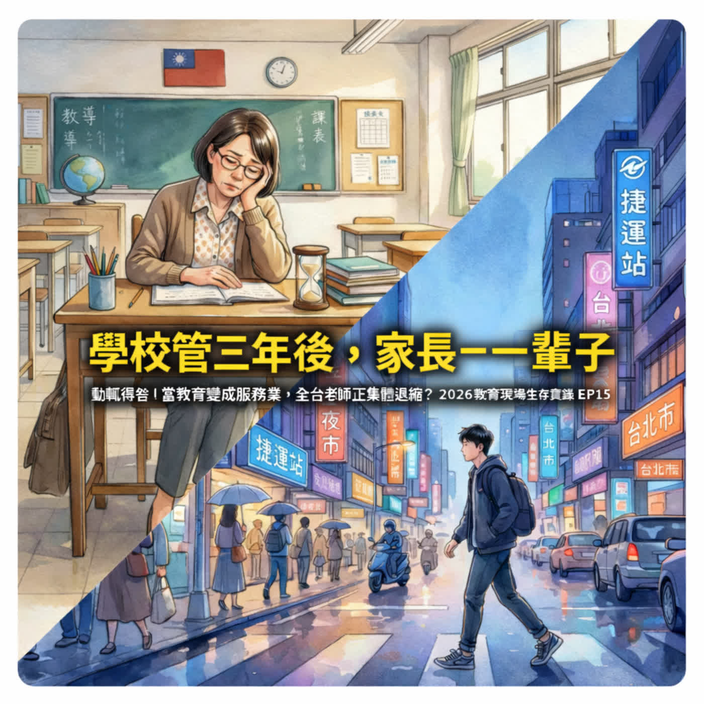 EP15｜動輒得咎的教育現場：學校管三年，家長要管一輩子 (2026 生存實錄系列 05)