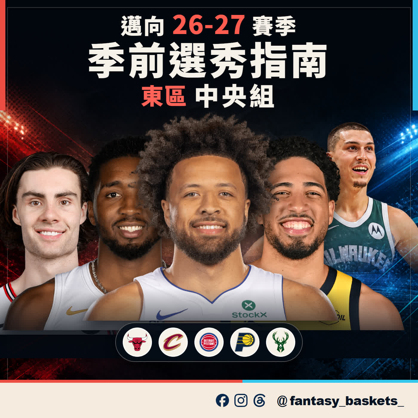 EP302 | 邁向26-27賽季：東區中央組選秀指南(公牛/騎士/活塞/溜馬/公鹿)