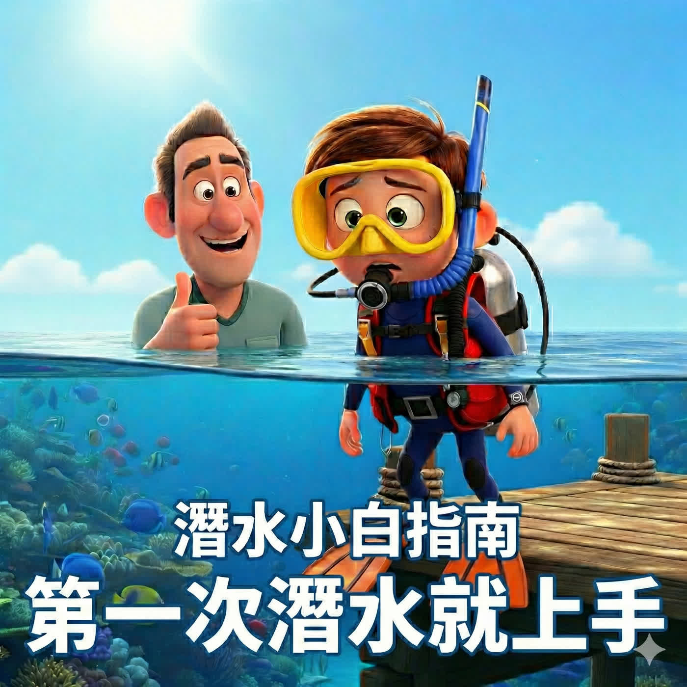 潛水小白指南:第一次潛水就上手 潛水小白指南:第一次潛水就上手