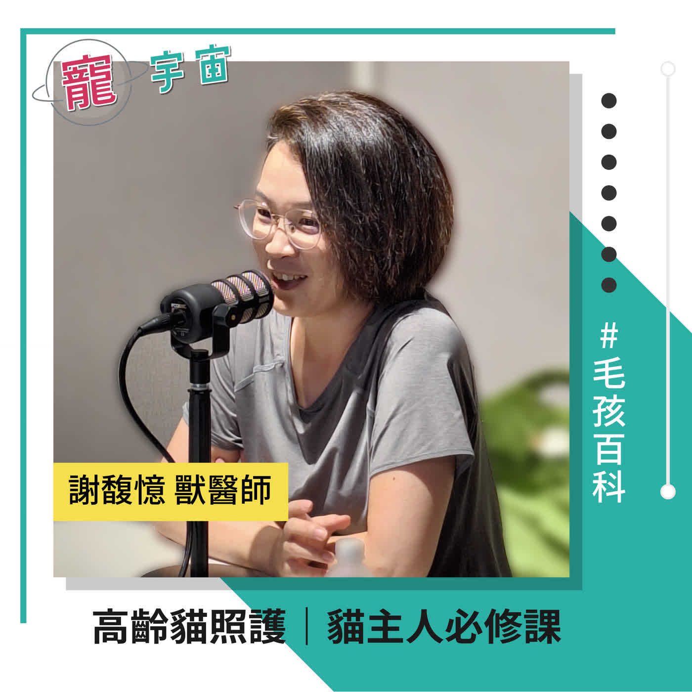 EP93《毛孩百科#42》高齡貓照護|貓主人必修課|feat. 謝馥憶獸醫師 EP93《毛孩百科#42》高齡貓照護|貓主人必修課|feat. 謝馥憶獸醫師