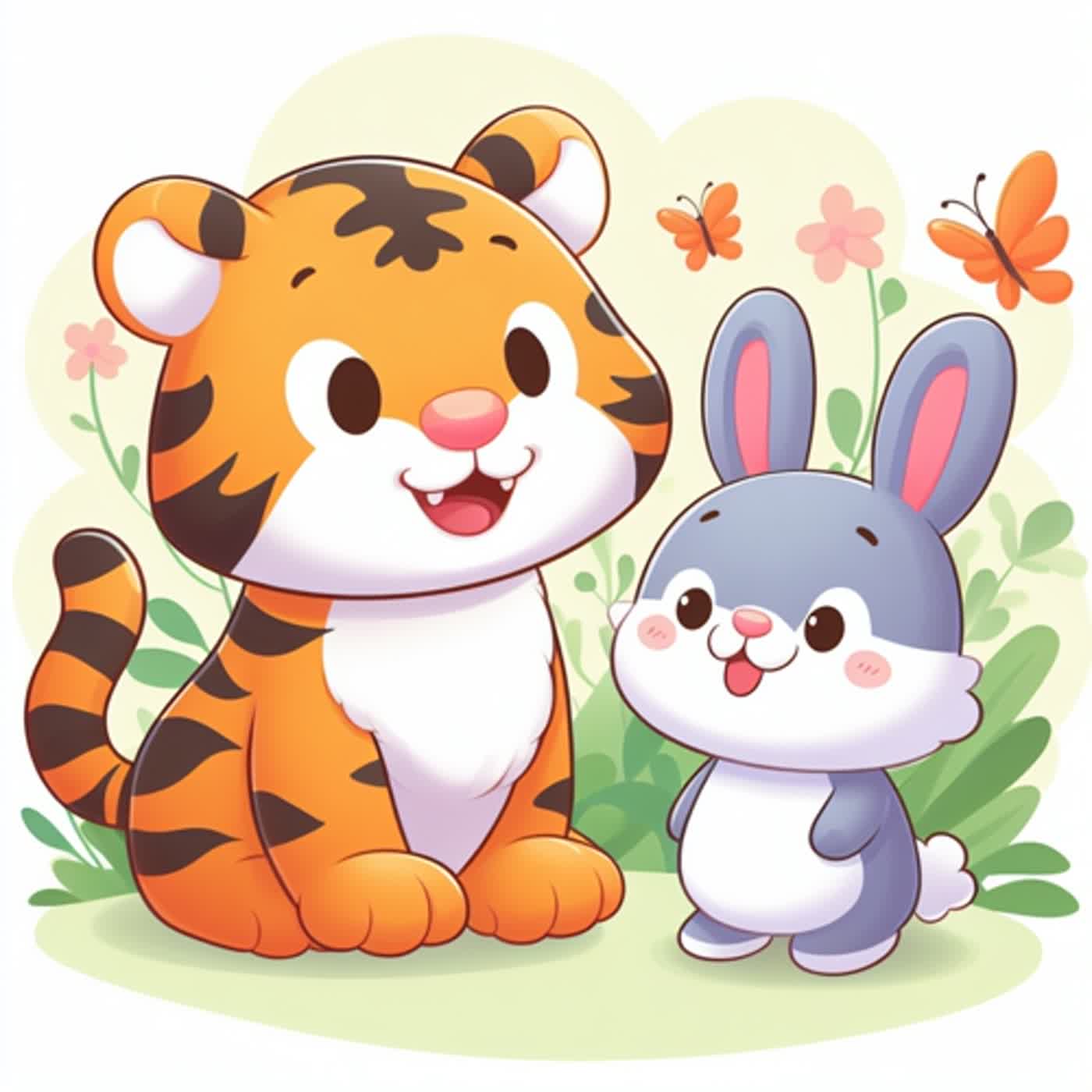 經典故事|兩分鐘故事|老虎和兔子