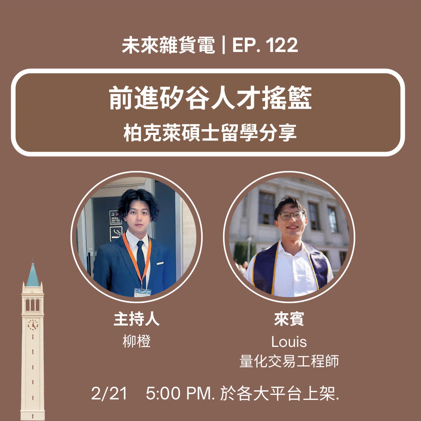 EP122 | 前進矽谷人才搖籃 | 柏克萊碩士留學分享 | feat. 量化交易工程師 Louis(中)