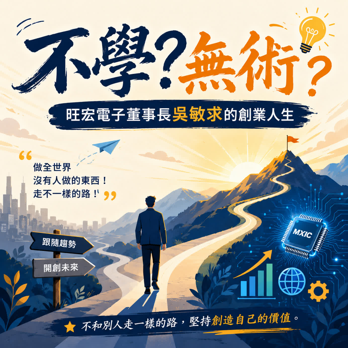 ️ 不學?無術?|從煮飯練出觀察力與解決問題的能力──旺宏電子董事長吳敏求的創業人生02 episode artwork