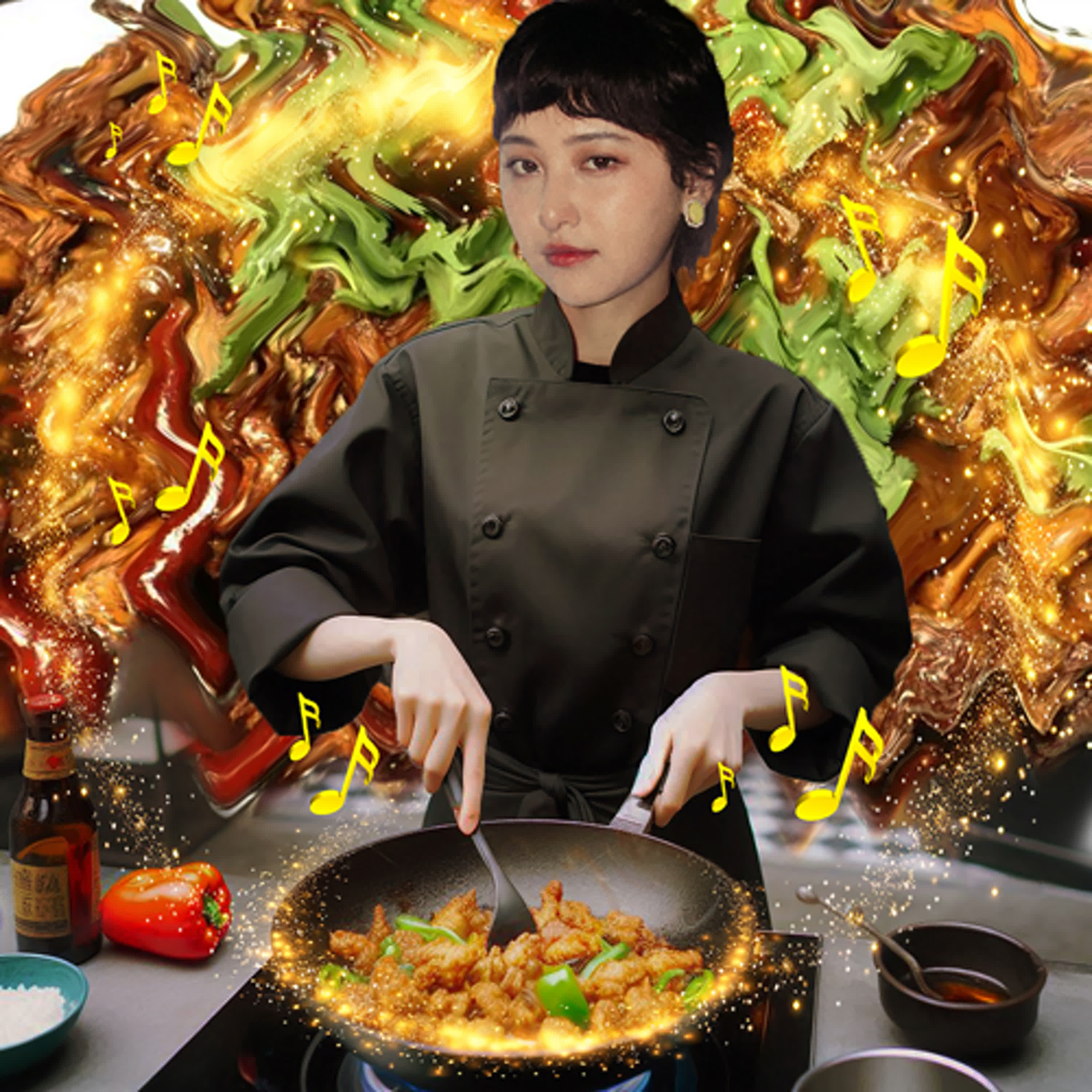 【閒聊煮飯婆】家族爭霸戰・山東炒雞瞧不起美少年的酸菜鍋 ft.羅莎莎