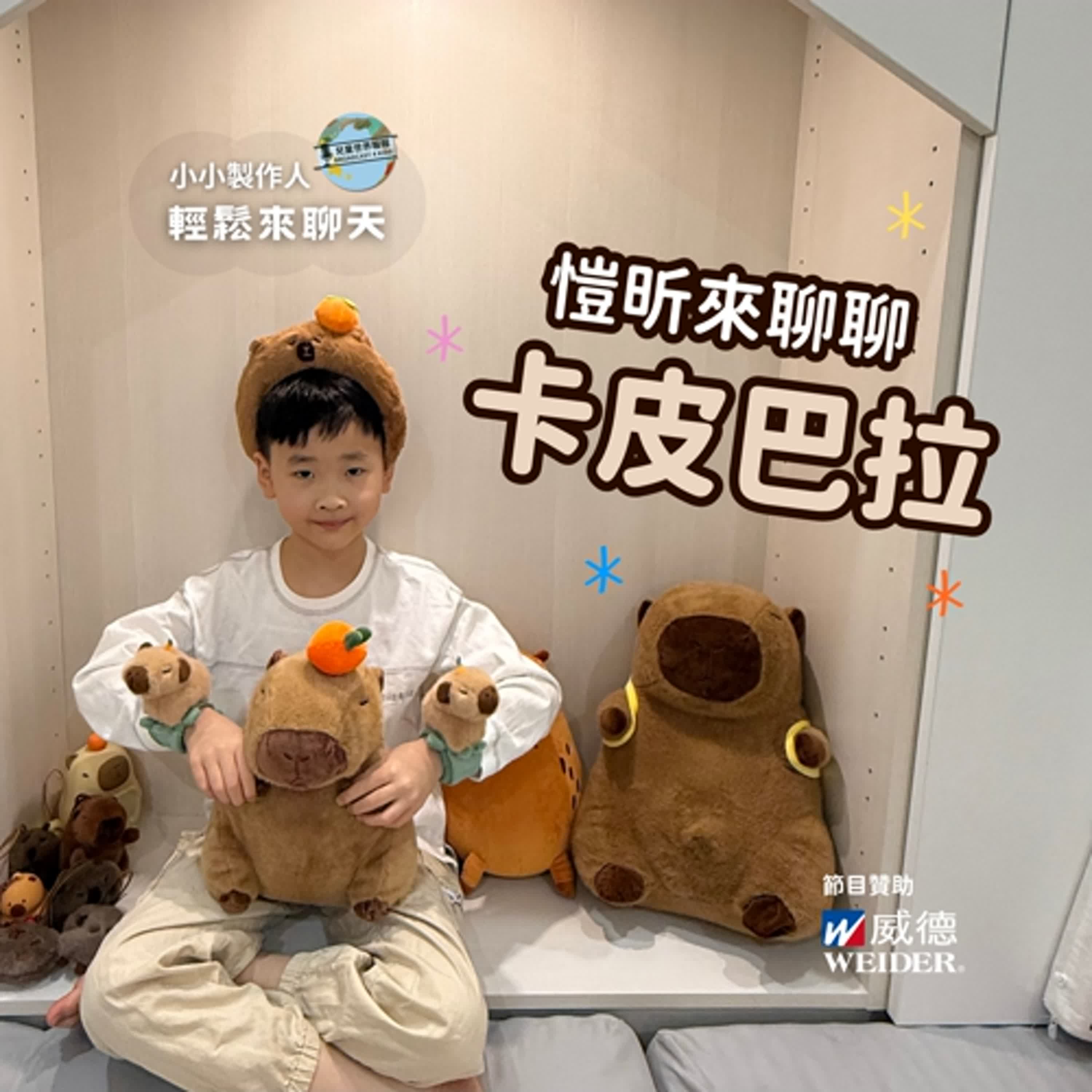 【小小製作人- 輕鬆來聊天】療癒系動物🍊愷昕帶你認識卡皮巴拉水豚君🍊