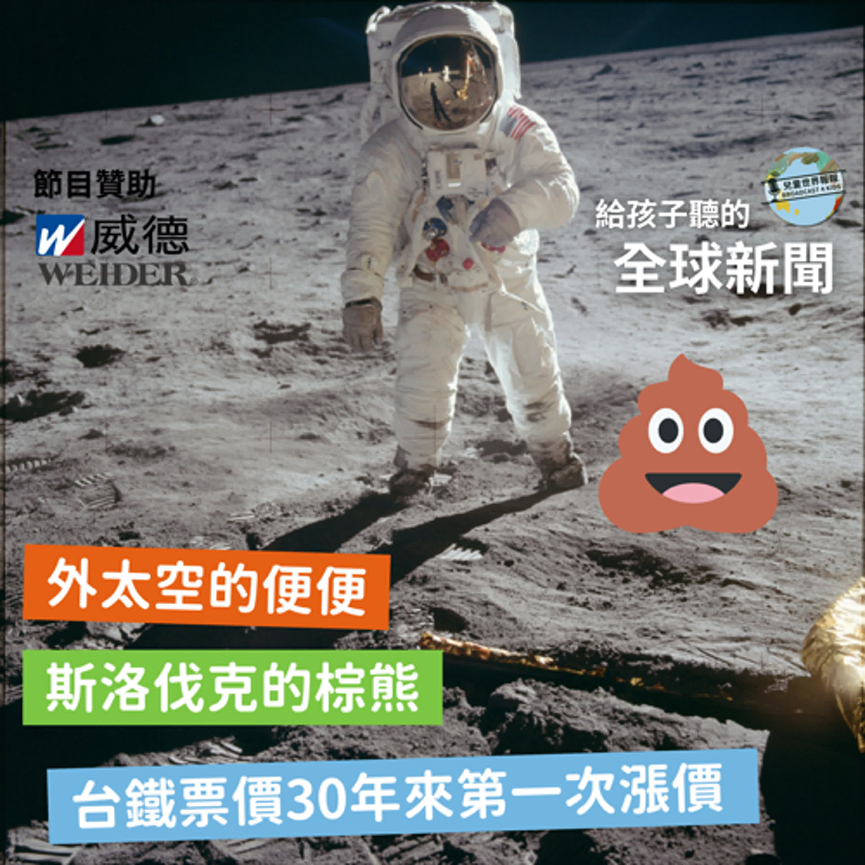 【國際新聞】外太空裡的便便｜斯洛伐克射殺棕熊｜台灣的台鐵30年來第一次調漲