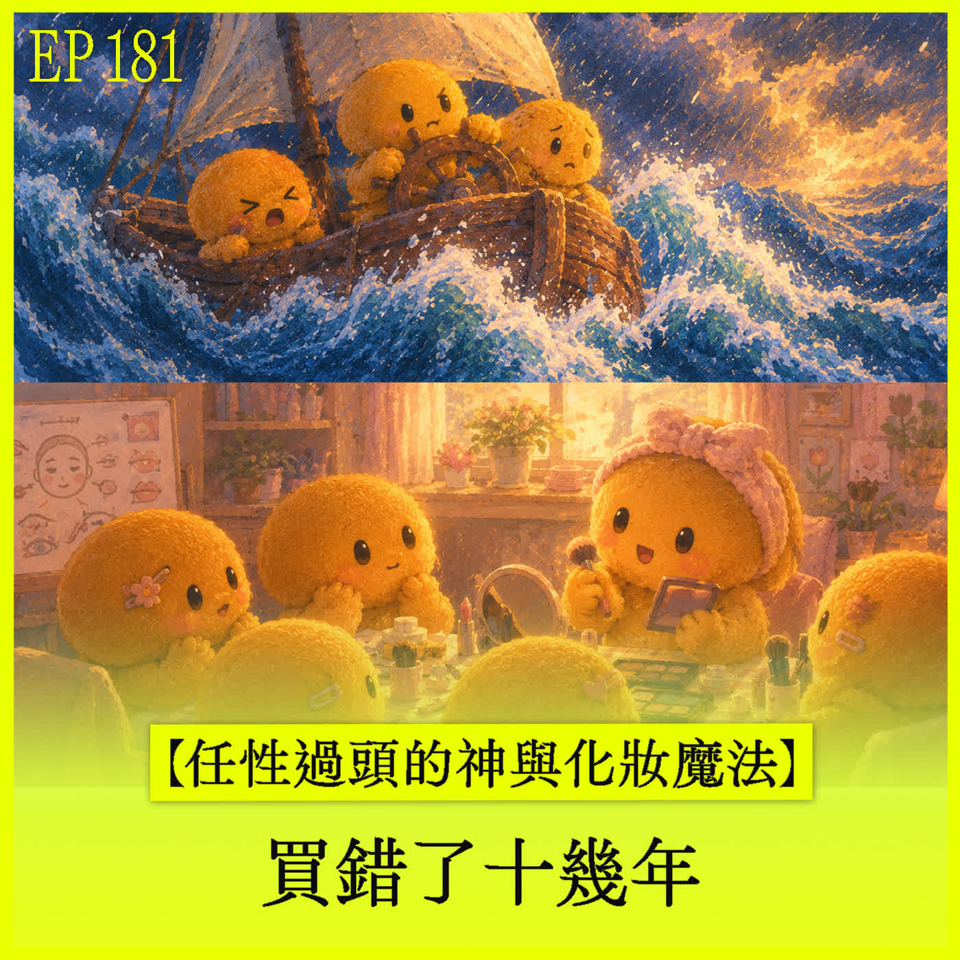 EP181｜【任性過頭的神與化妝魔法】錯了十幾年的自我認知？！ episode artwork