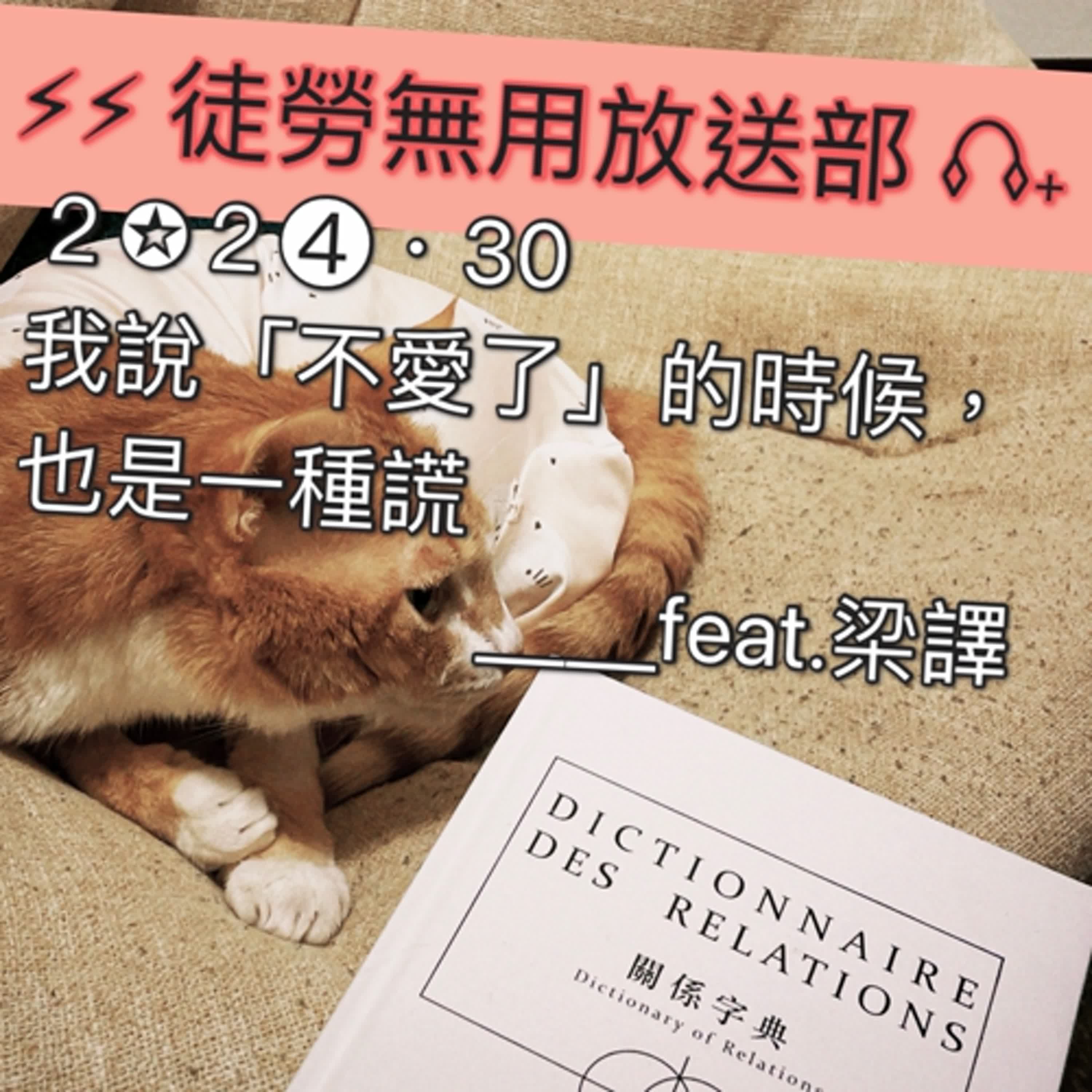 ２✪２➍・EP.30　我說「不愛了」的時候，也是一種謊　＿＿feat.梁譯 episode artwork