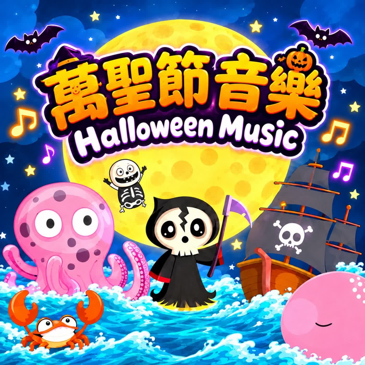 🎃【1小時萬聖節音樂】搞怪, 恐怖又可愛！Halloween Party Music 👻 Spooky & Cute Halloween Music episode artwork