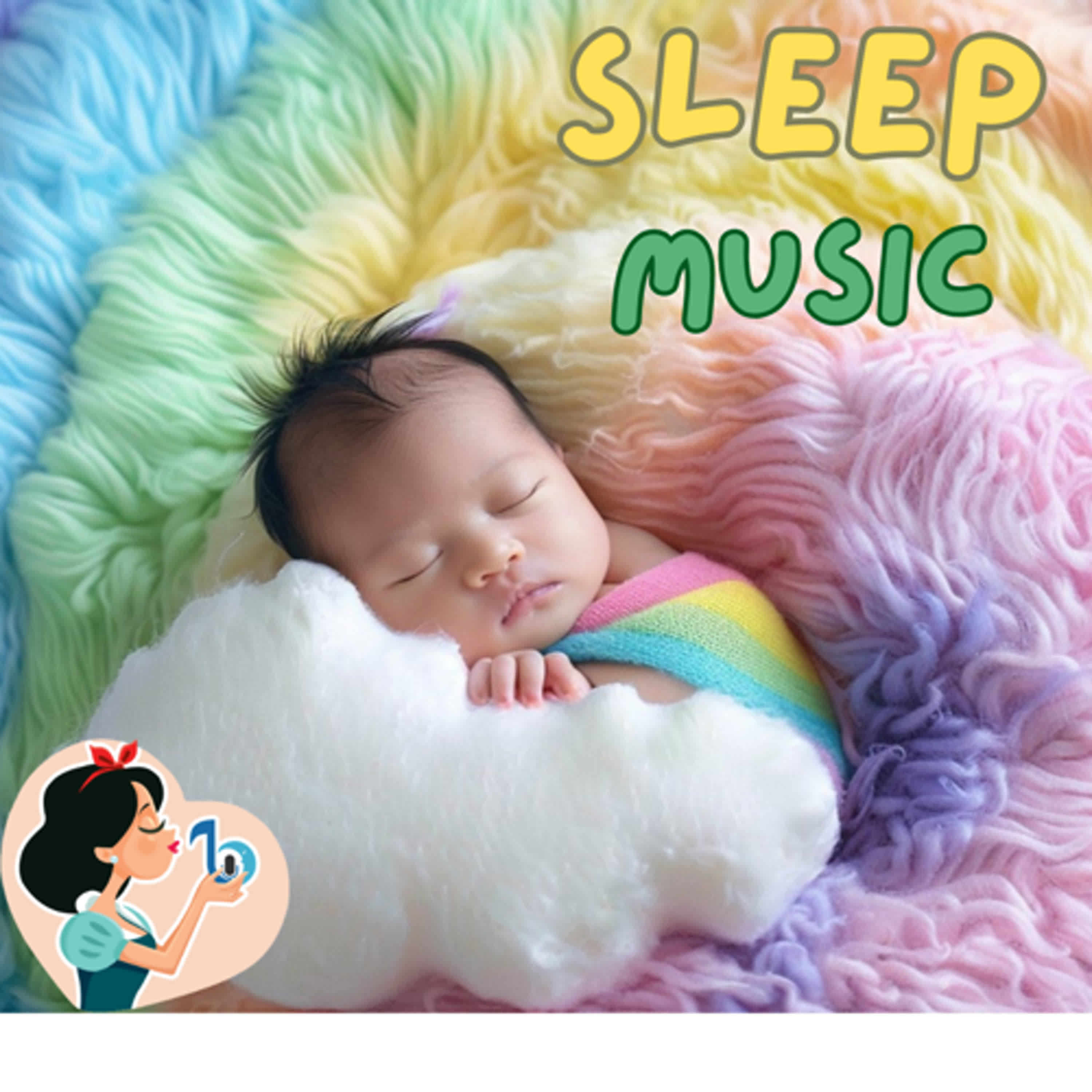 🌙Sleep Music⭐️彩虹愛心搖籃曲 | 1小時睡眠音樂 ⭐️Rainbow Love Lullaby | One hour sleep music