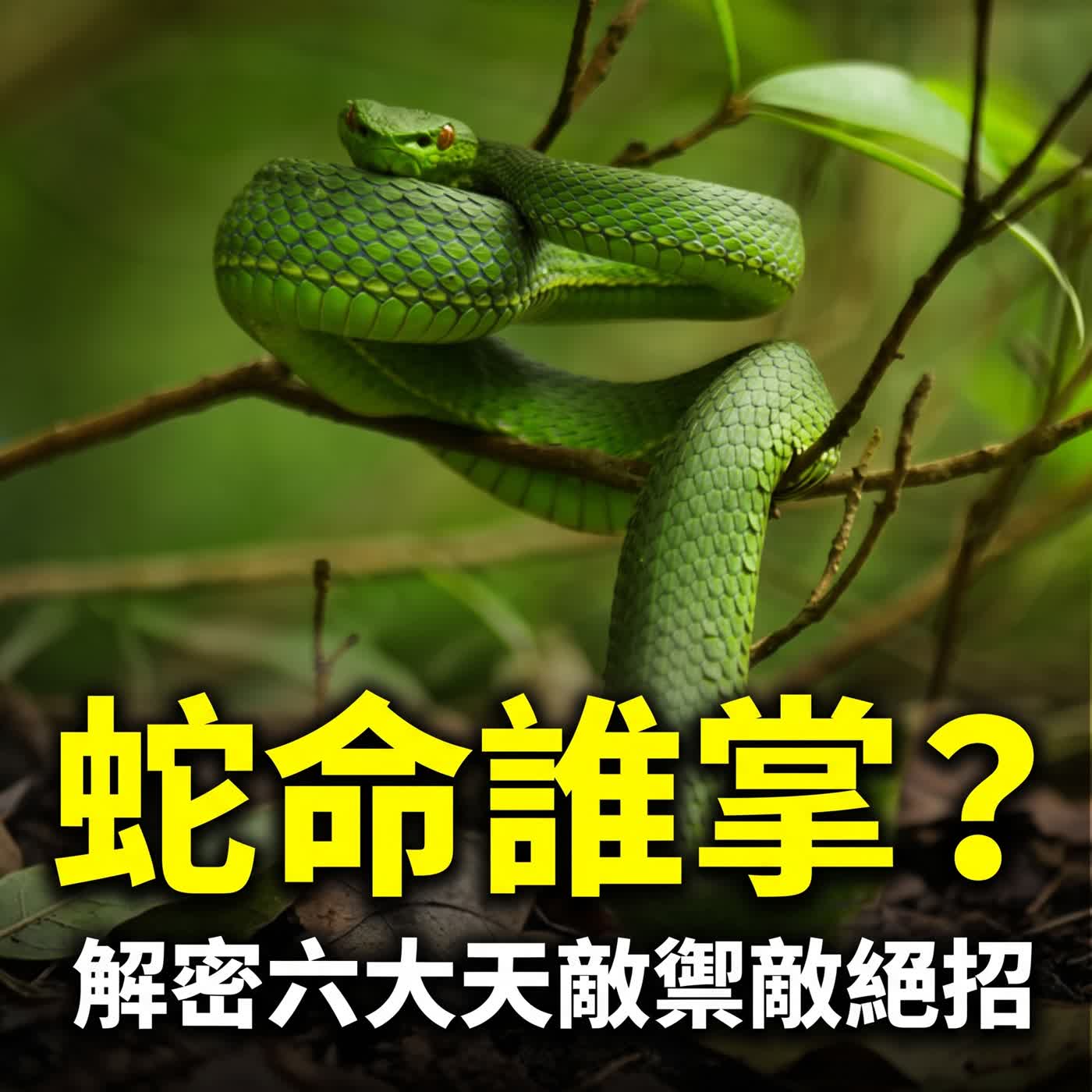 小故事聊蛇麼04-《農夫與蛇》蛇有什麼天敵呢?(蛇類的生存秘訣六絕招!)