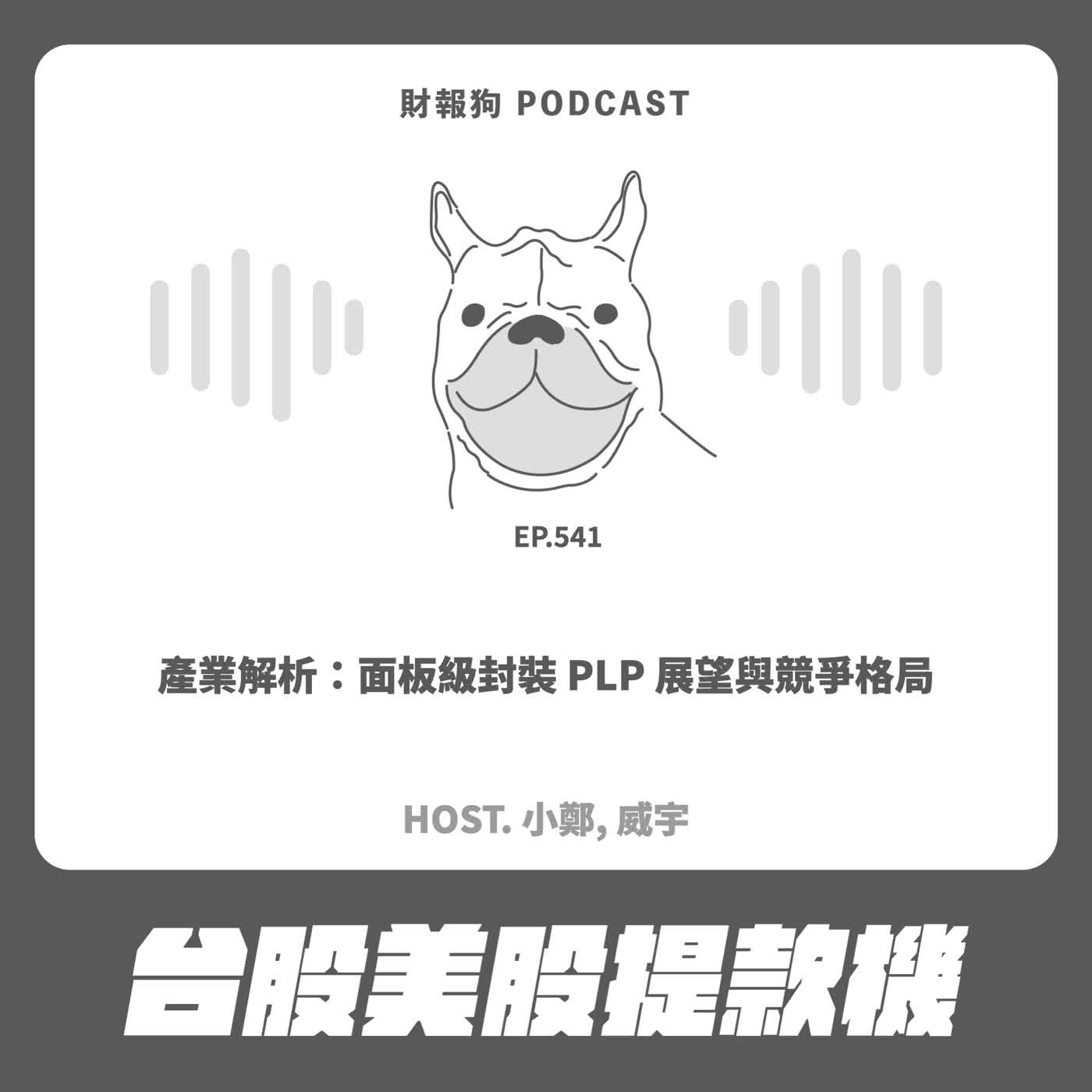 541.【台股美股提款機】產業解析：面板級封裝 PLP 展望與競爭格局