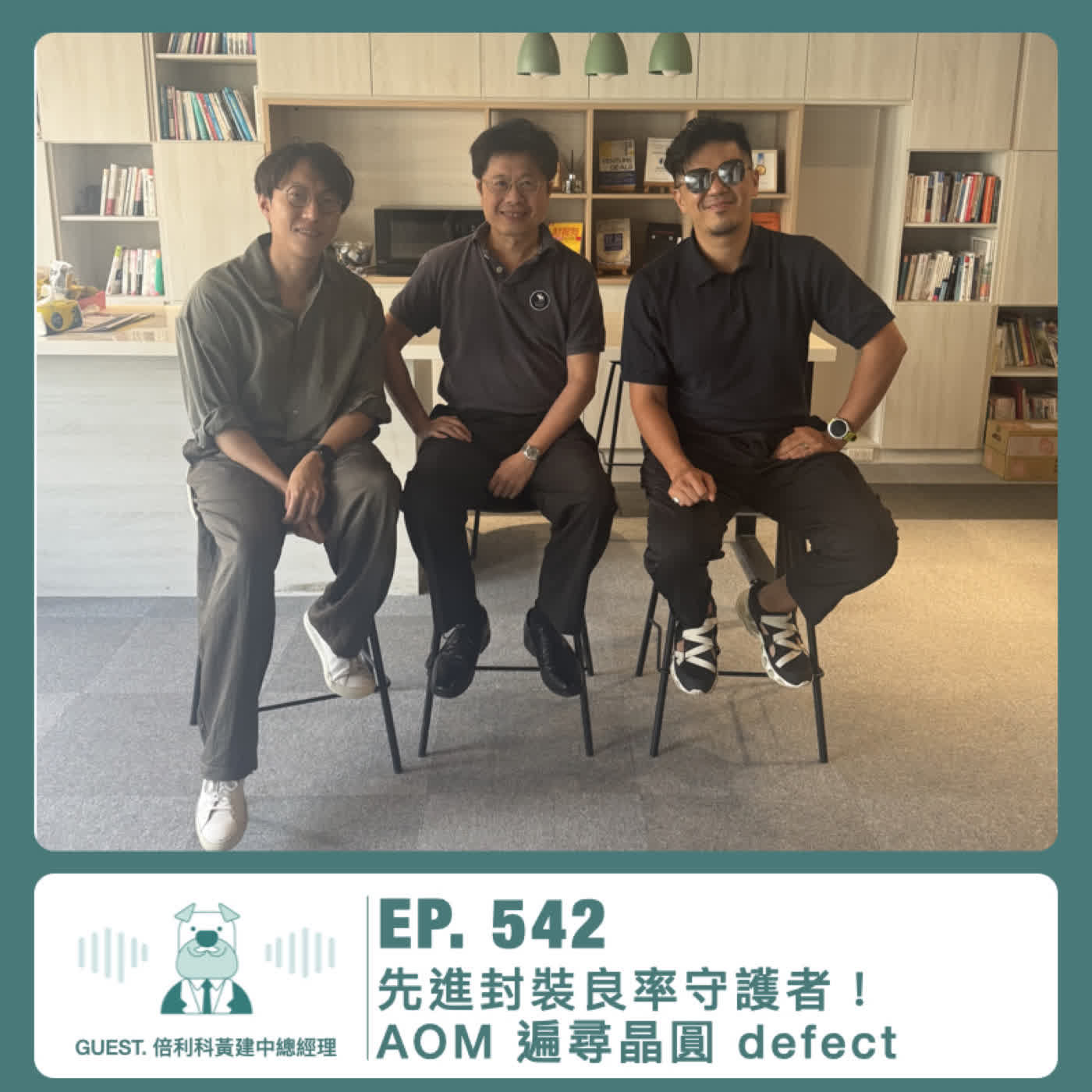 542.【達人聊產業】先進封裝良率守護者!AOM 遍尋晶圓 defect ft. 倍利科黃建中總經理 Episode cover