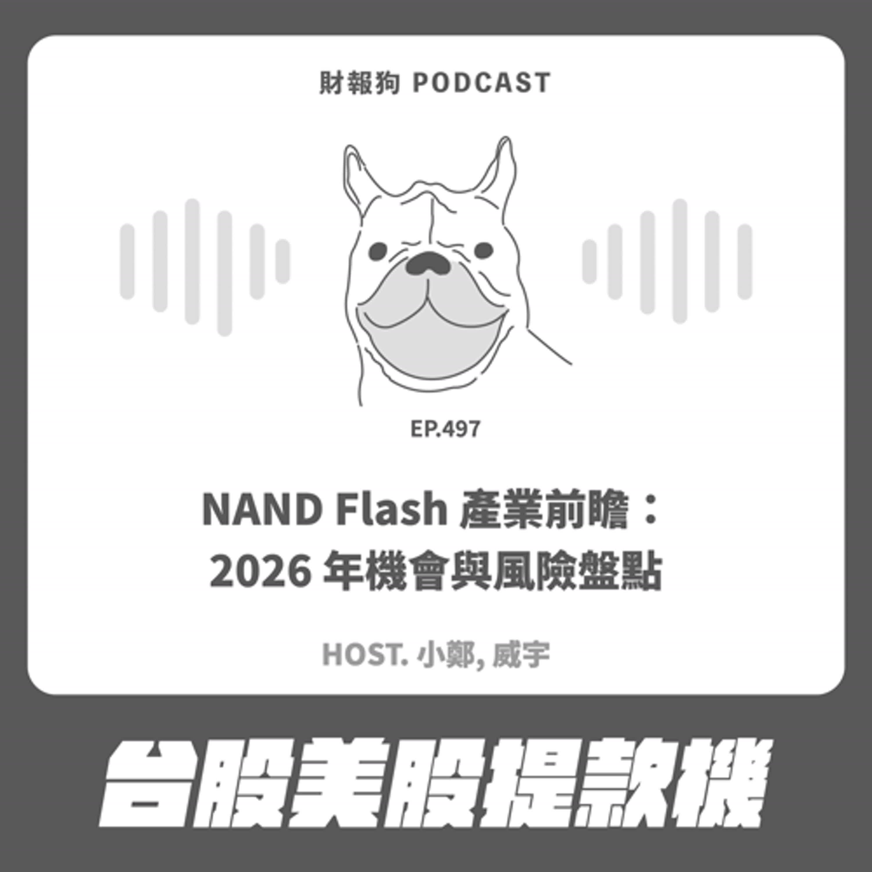 497.【台股美股提款機】NAND Flash 產業前瞻：2026 年機會與風險盤點