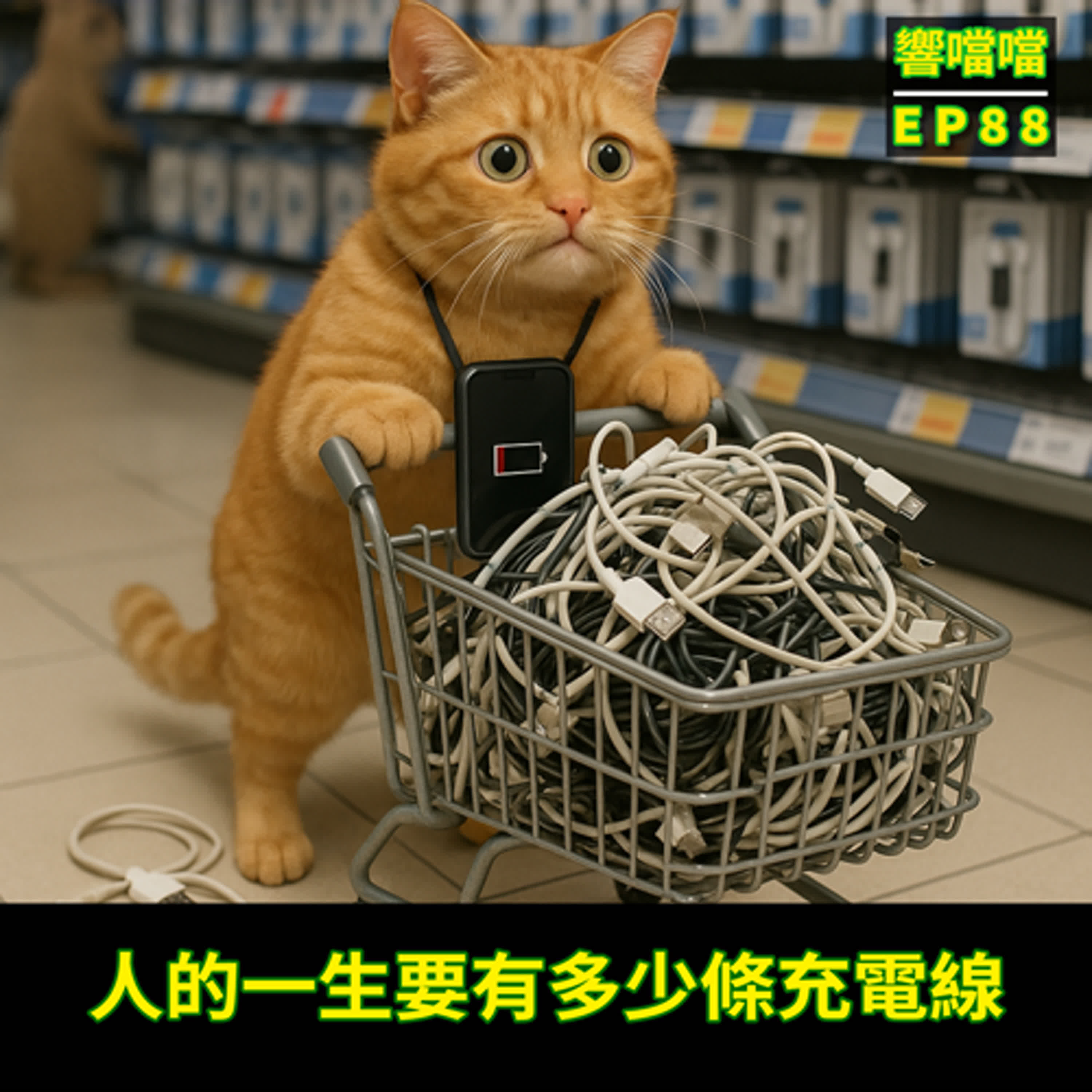 EP88 人的一生要有多少條充電線