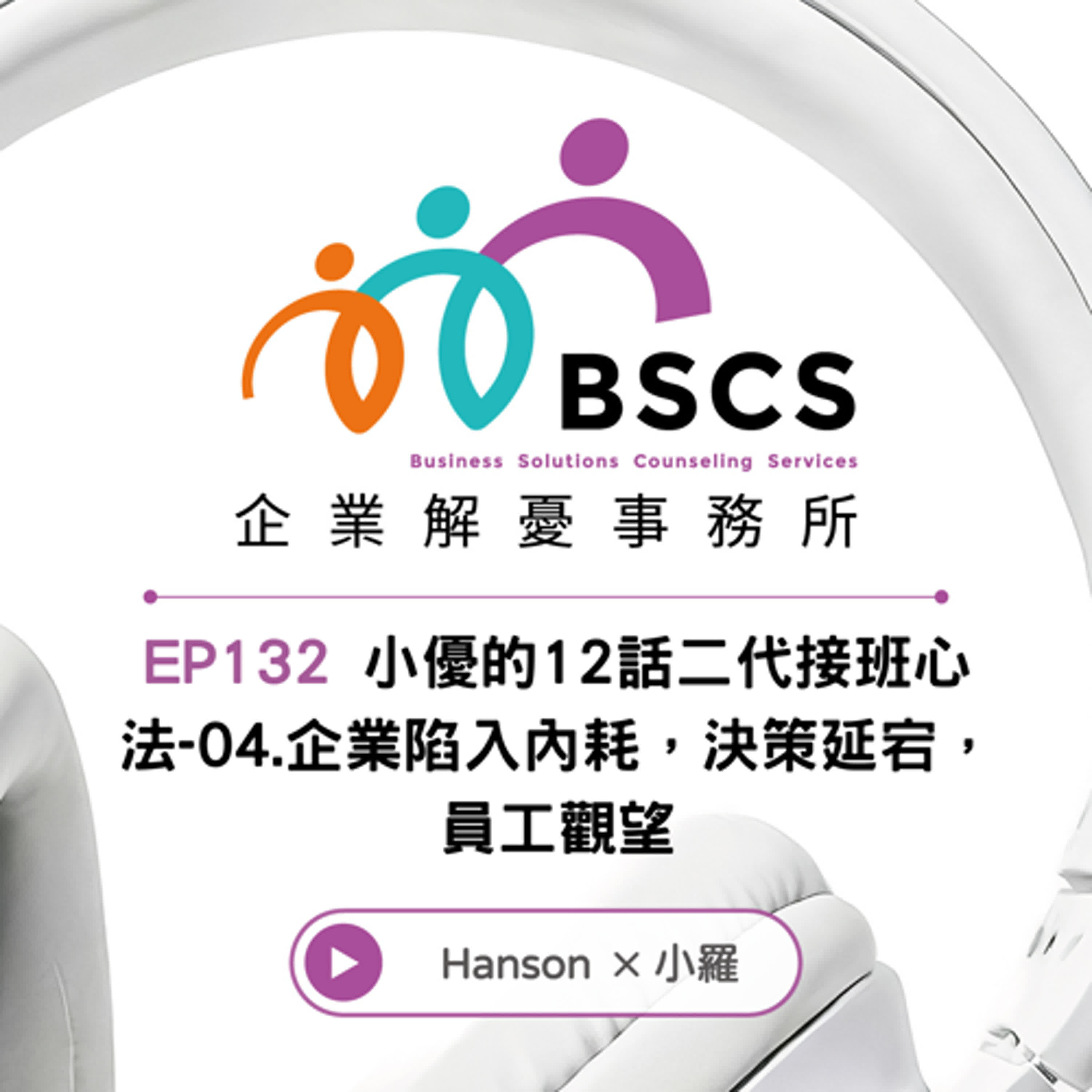 EP132 小優的12話二代接班心法-04.企業陷入內耗,決策延宕,員工觀望 EP132 小優的12話二代接班心法-04.企業陷入內耗,決策延宕,員工觀望
