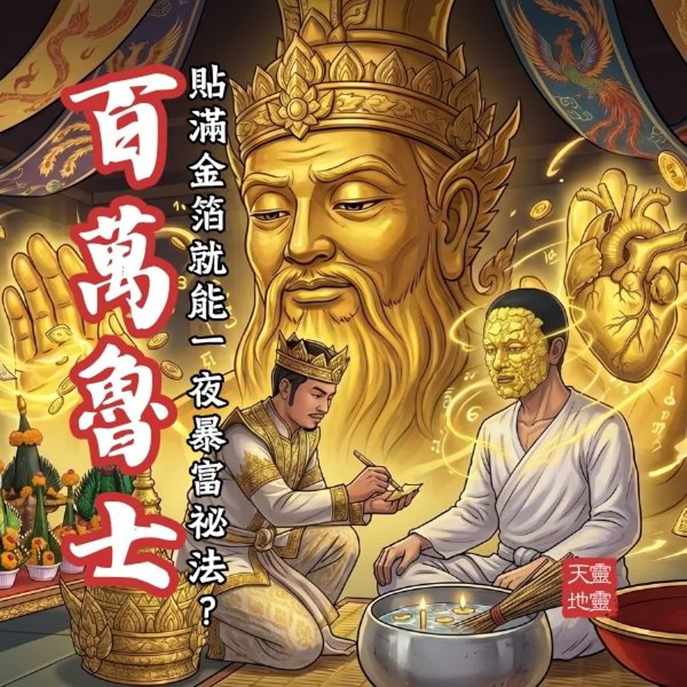 EP75-《靈性探索系列》泰國求財秘法公開！全臉貼滿108片金箔就能一夜暴富？直擊傳說中的「百萬魯士」！