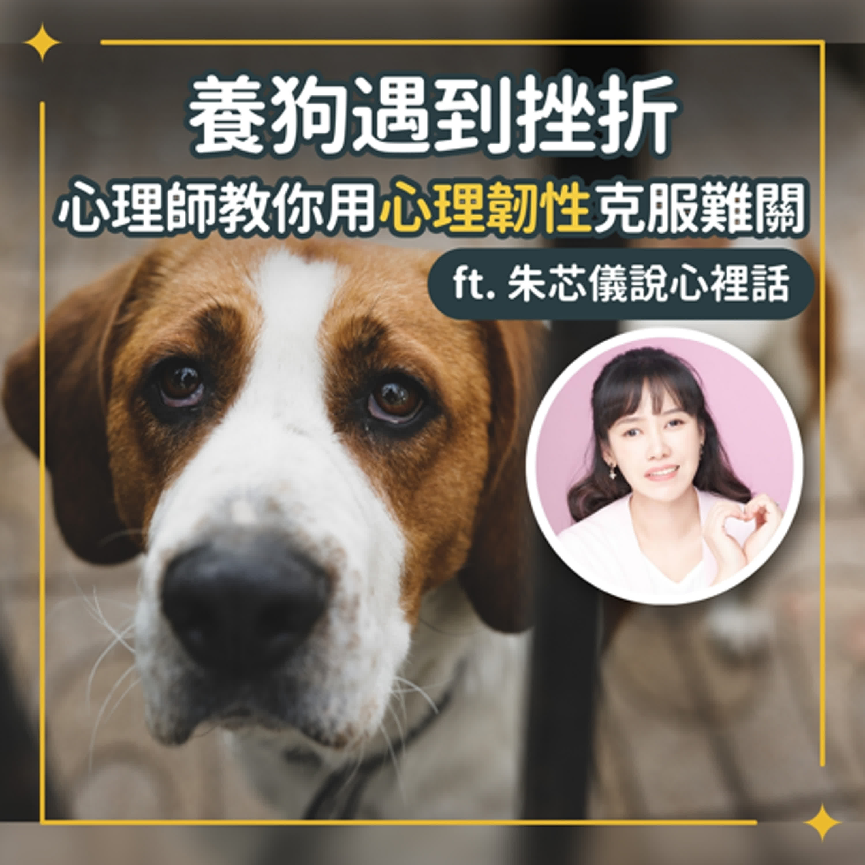 養狗遇到挫折：心理師教你用「心理韌性」克服難關 ft. 朱芯儀說心裡話 | S1Ep120