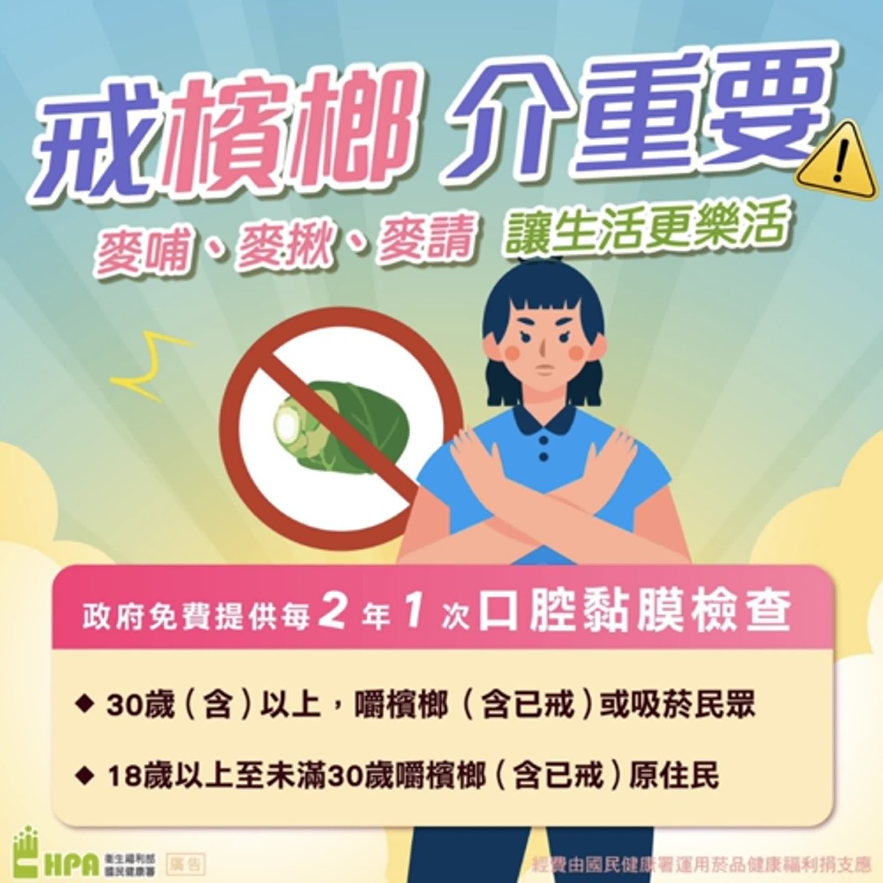 【健康小百科】戒除檳榔 定期篩檢 遠離口腔癌