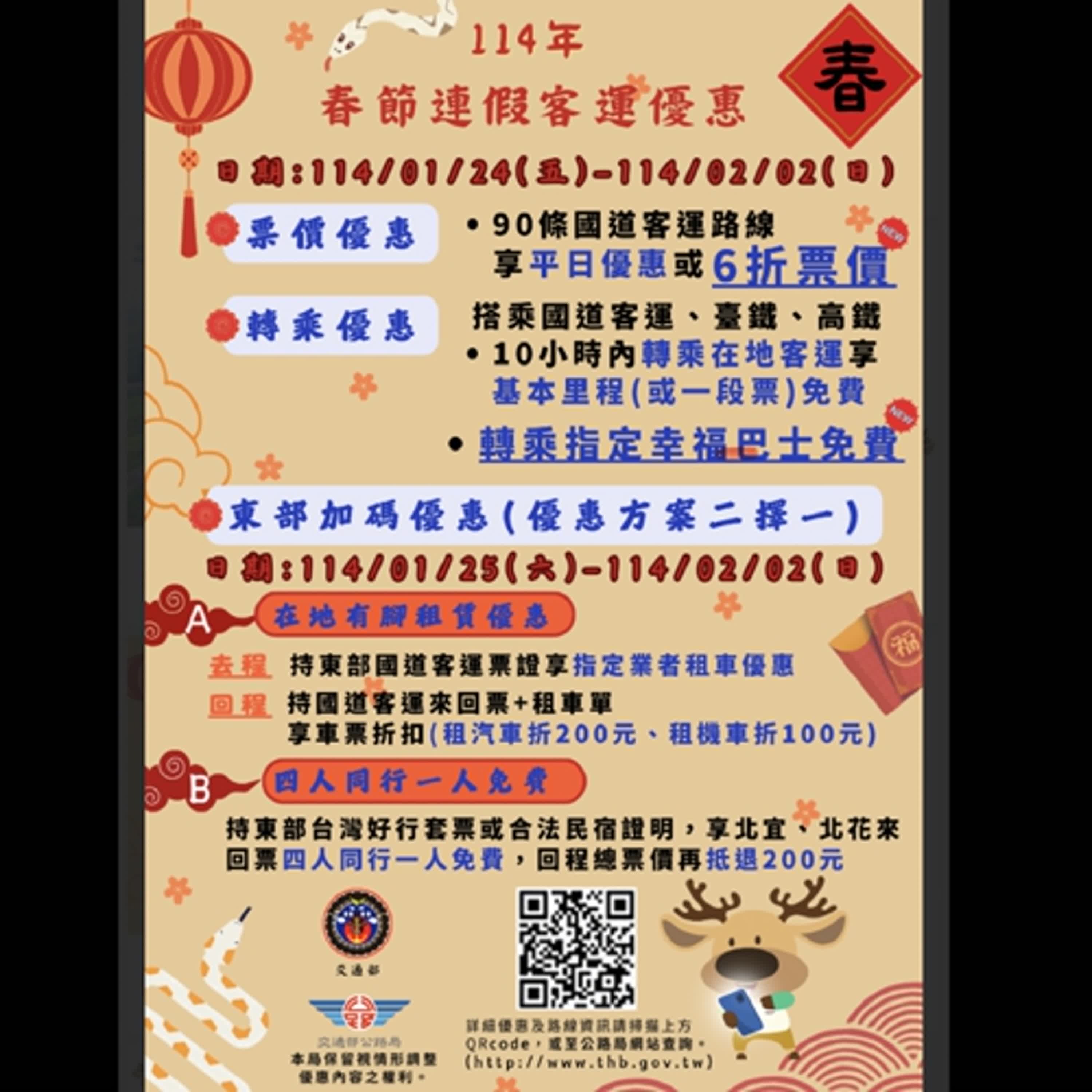 【監理資訊站】善用智慧服務APP 春節連假公路疏運更順暢