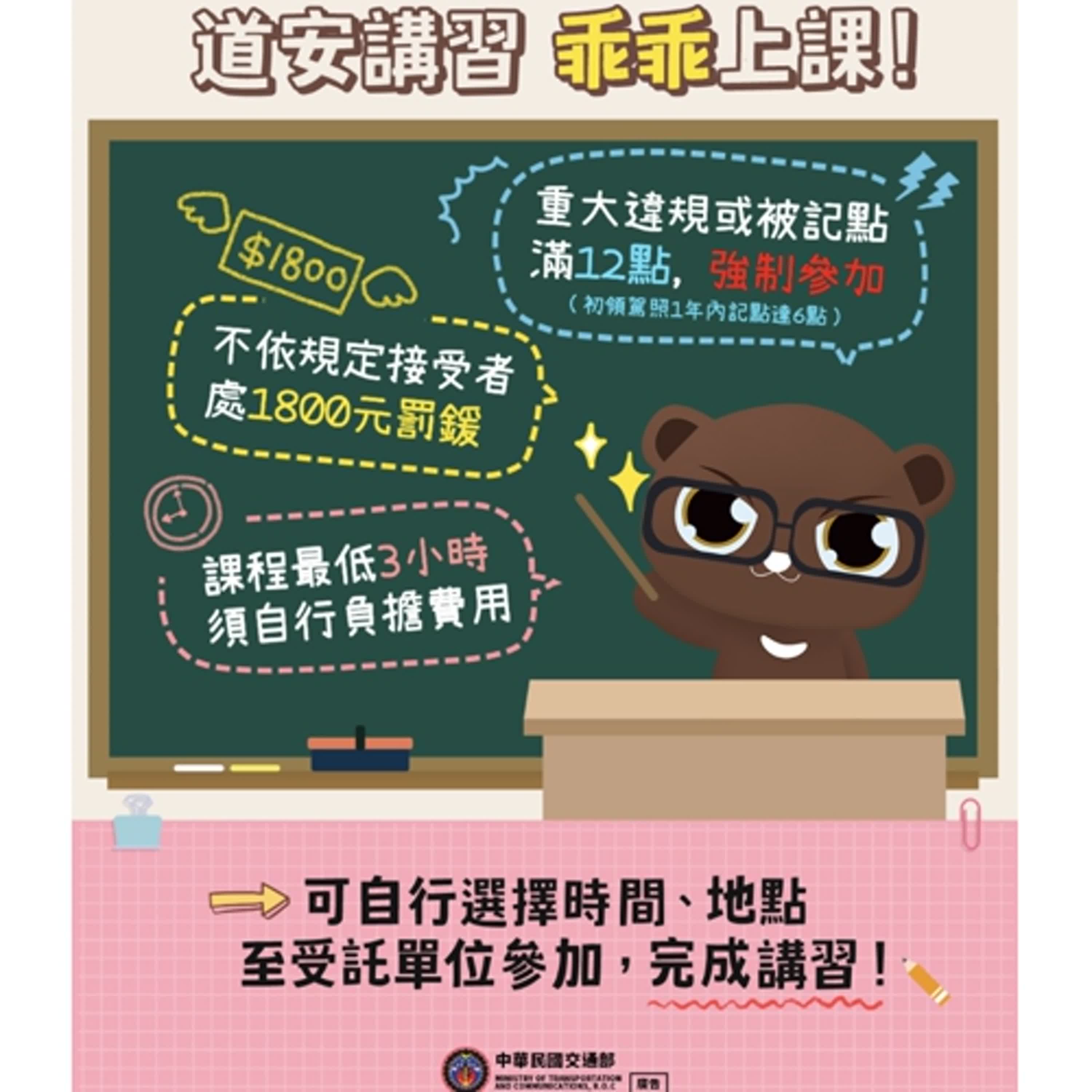 【監理資訊站】道安講習與高風險駕照管理