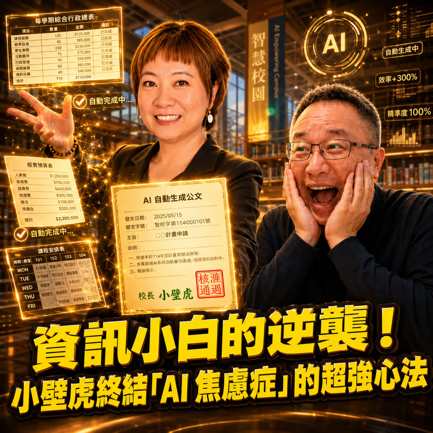 小壁虎全招啦：資訊小白的逆襲！終結「AI 焦慮症」的超強心法 episode artwork