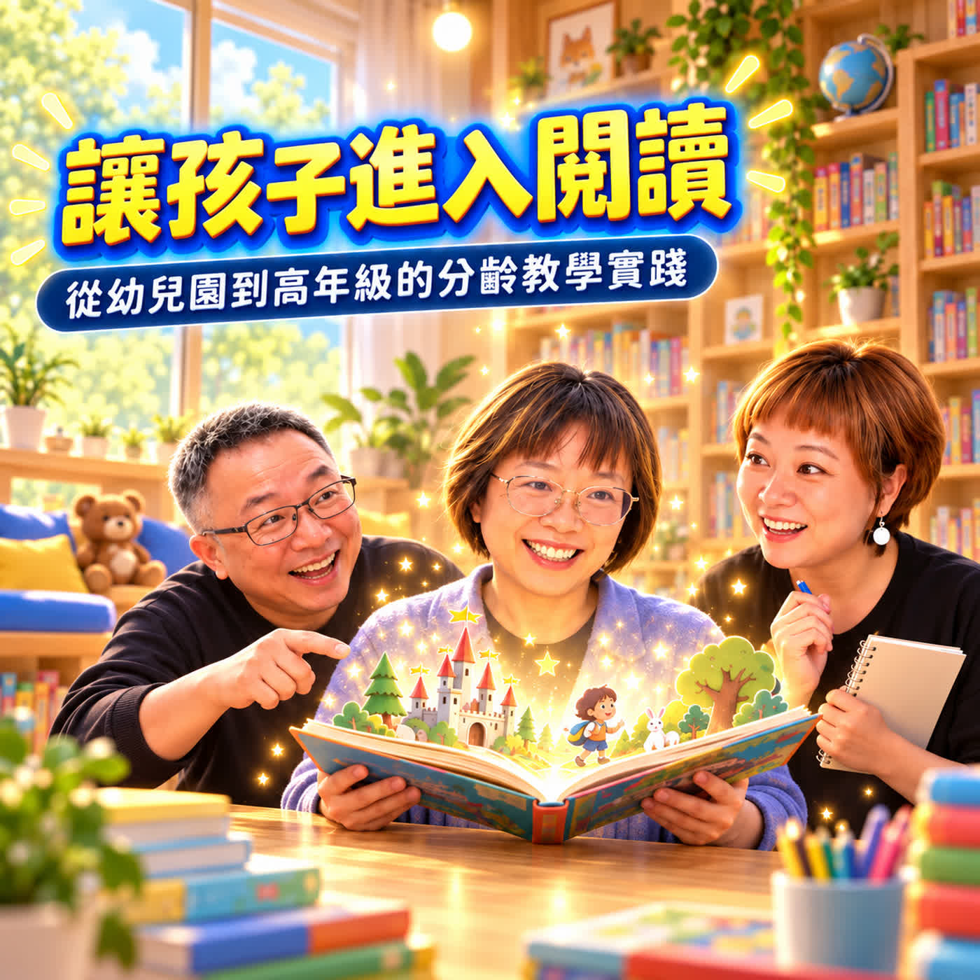 得報聊聊：讓孩子進入閱讀～從幼兒園到高年級的分齡教學實踐 episode artwork