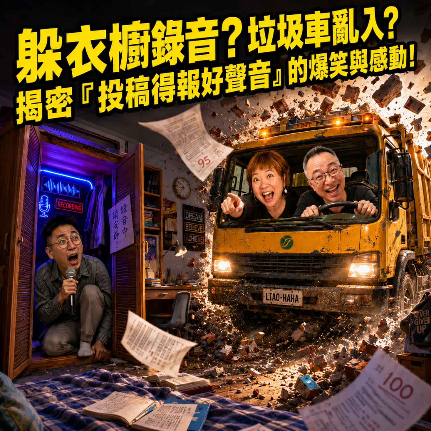 得報聊聊：躲衣櫥錄音？垃圾車亂入？揭密「投稿得報好聲音」的爆笑與感動！ episode artwork