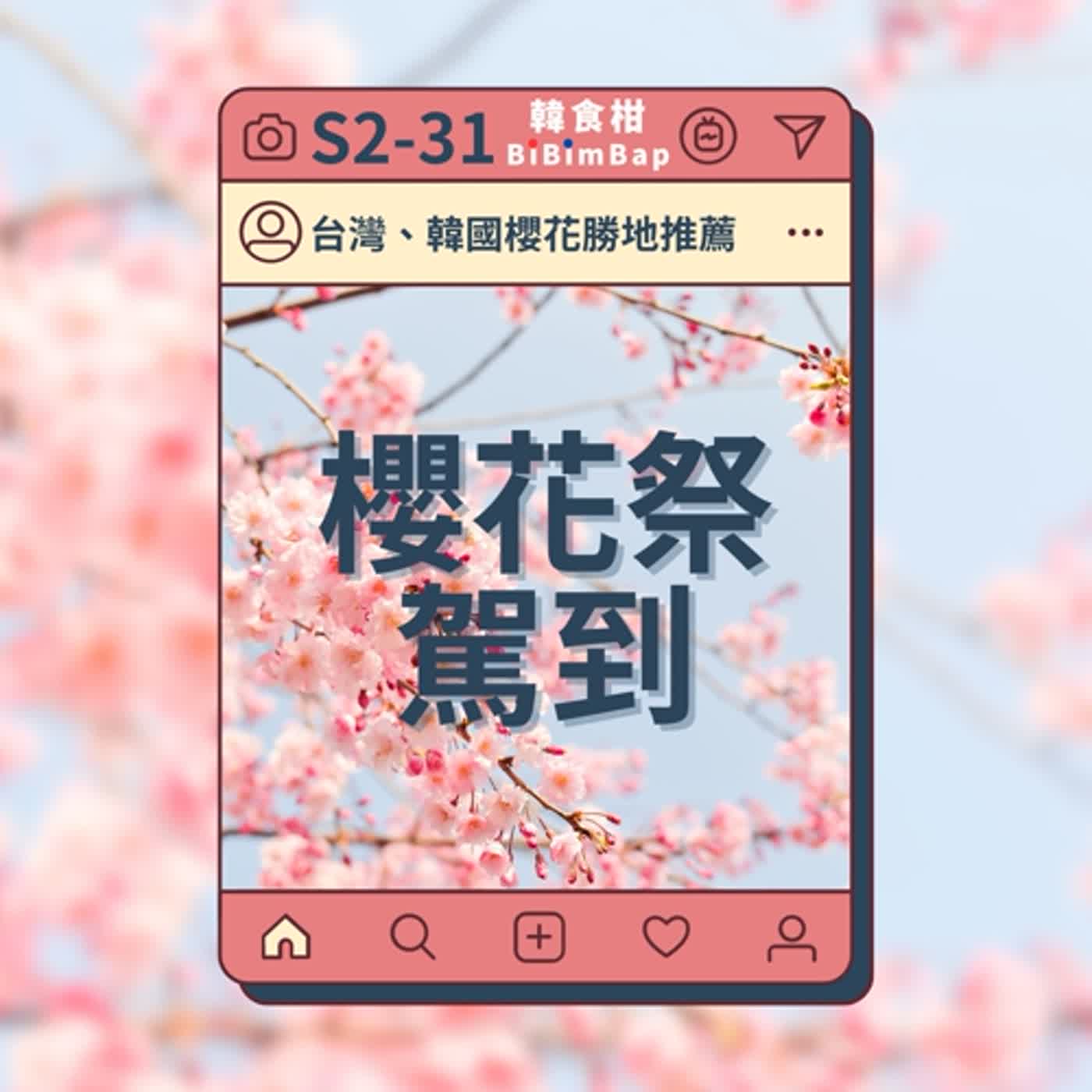 S2-31｜櫻花季登場！高雄嗨唱、首爾野餐、台北天元、鎮海軍港，台韓賞櫻勝地推薦起來，今年你要去哪裡賞櫻？