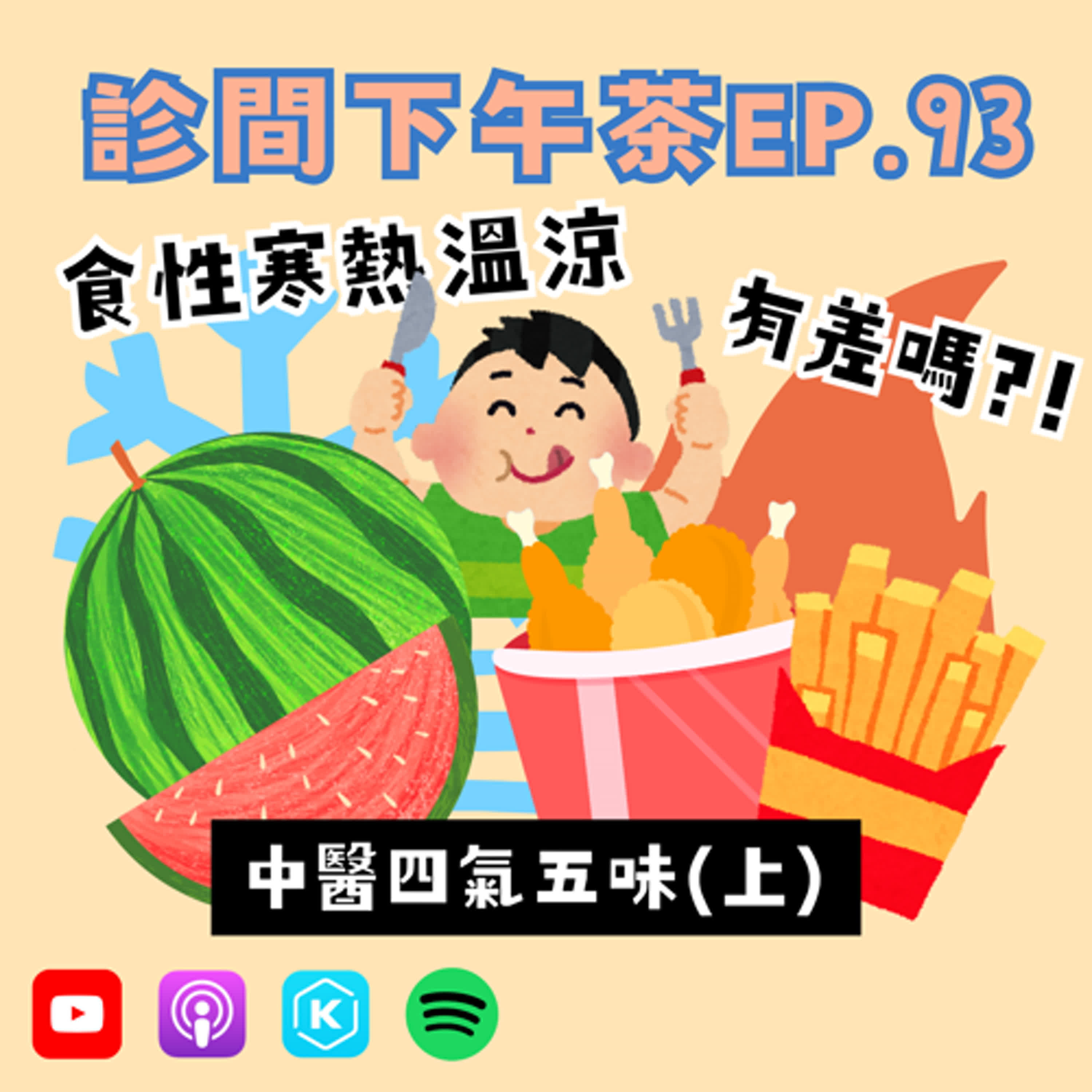 EP93-食物藥物有特性！寒涼溫熱怎麼分？中醫四氣五味(上)