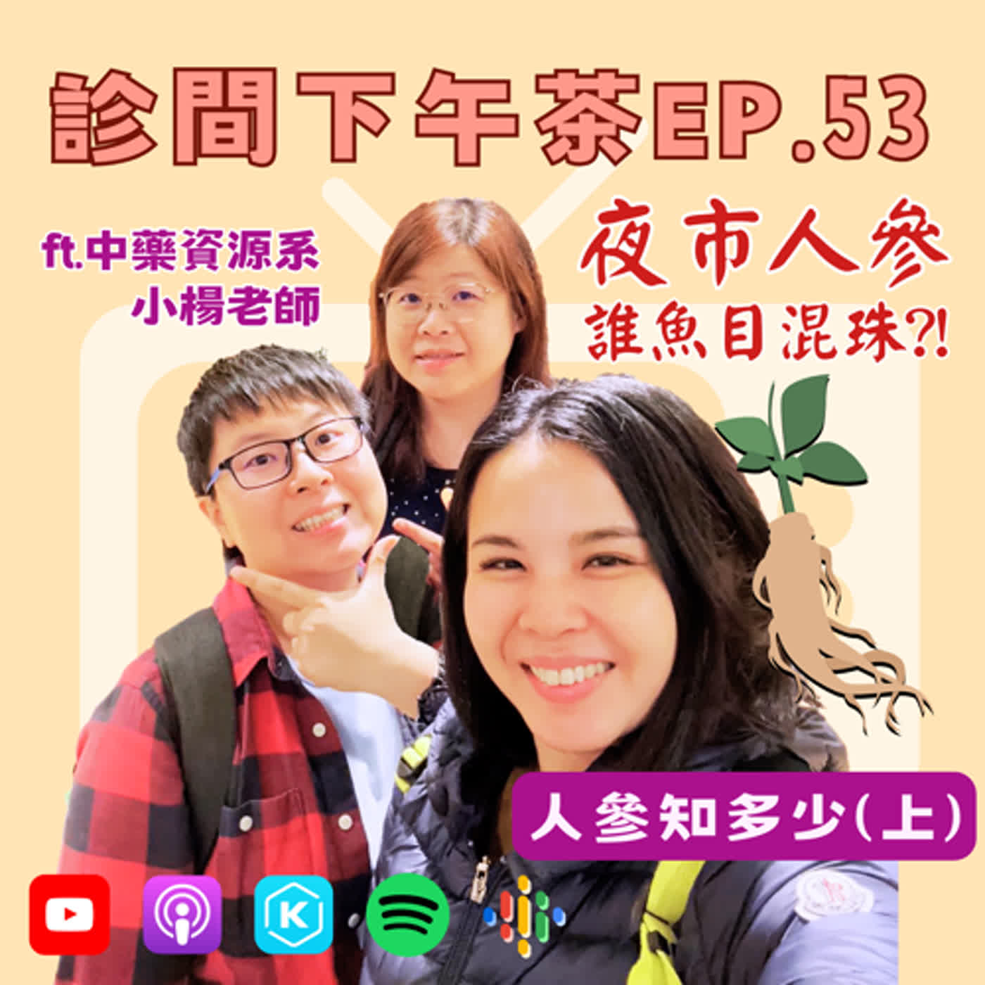 EP53-誰冒充人參！古代藥材都魚目混珠？人參知多少(上)ft.小楊老師