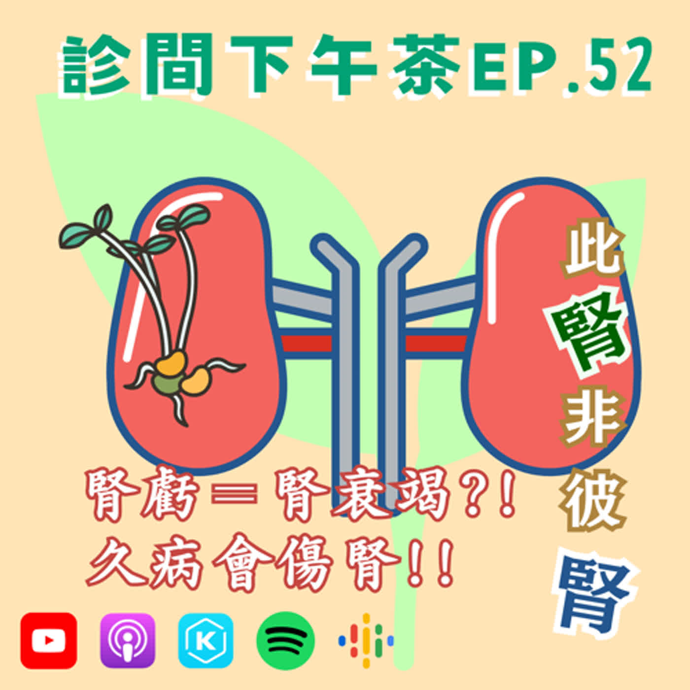 EP52-腎虧＝腎衰竭？此腎非彼腎，養成腎力人生！
