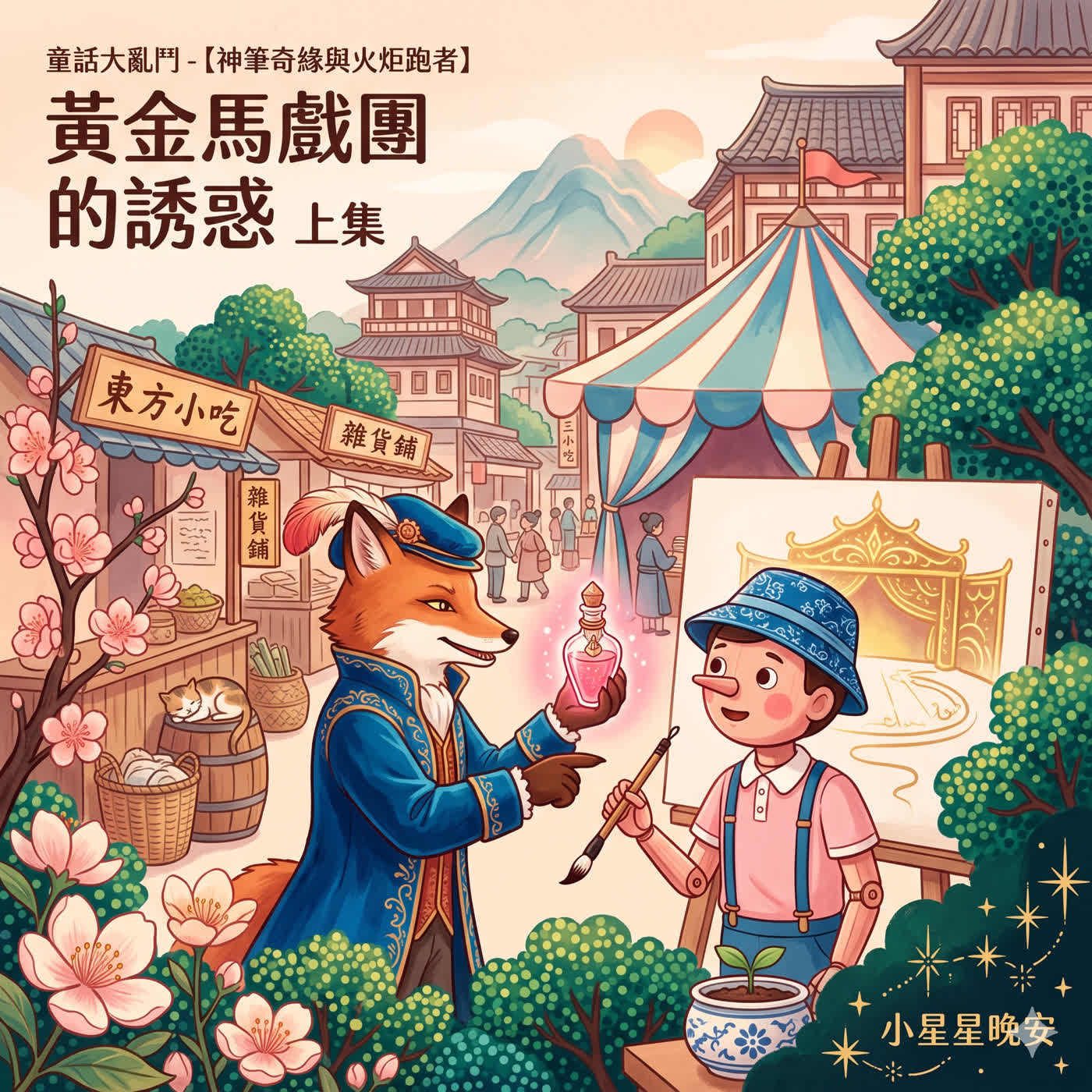 品格故事快樂充電站-7-2-1童話故事大亂鬥-神筆奇緣與火炬跑者:黃金馬戲團的誘惑 上集 episode artwork