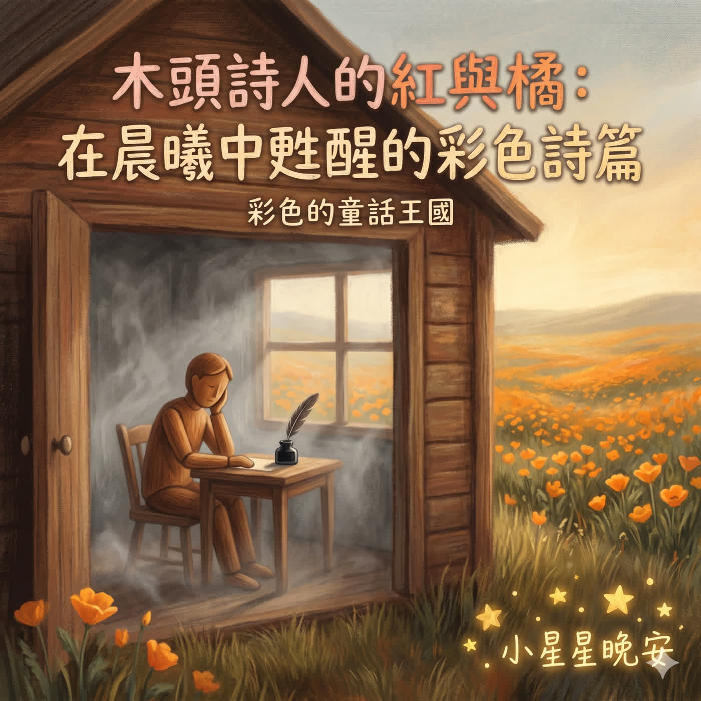 【好想睡音樂睡眠故事】EP92.-彩色的童話王國:木頭詩人的紅與橘-在晨曦中甦醒的彩色詩篇(試聽版)
