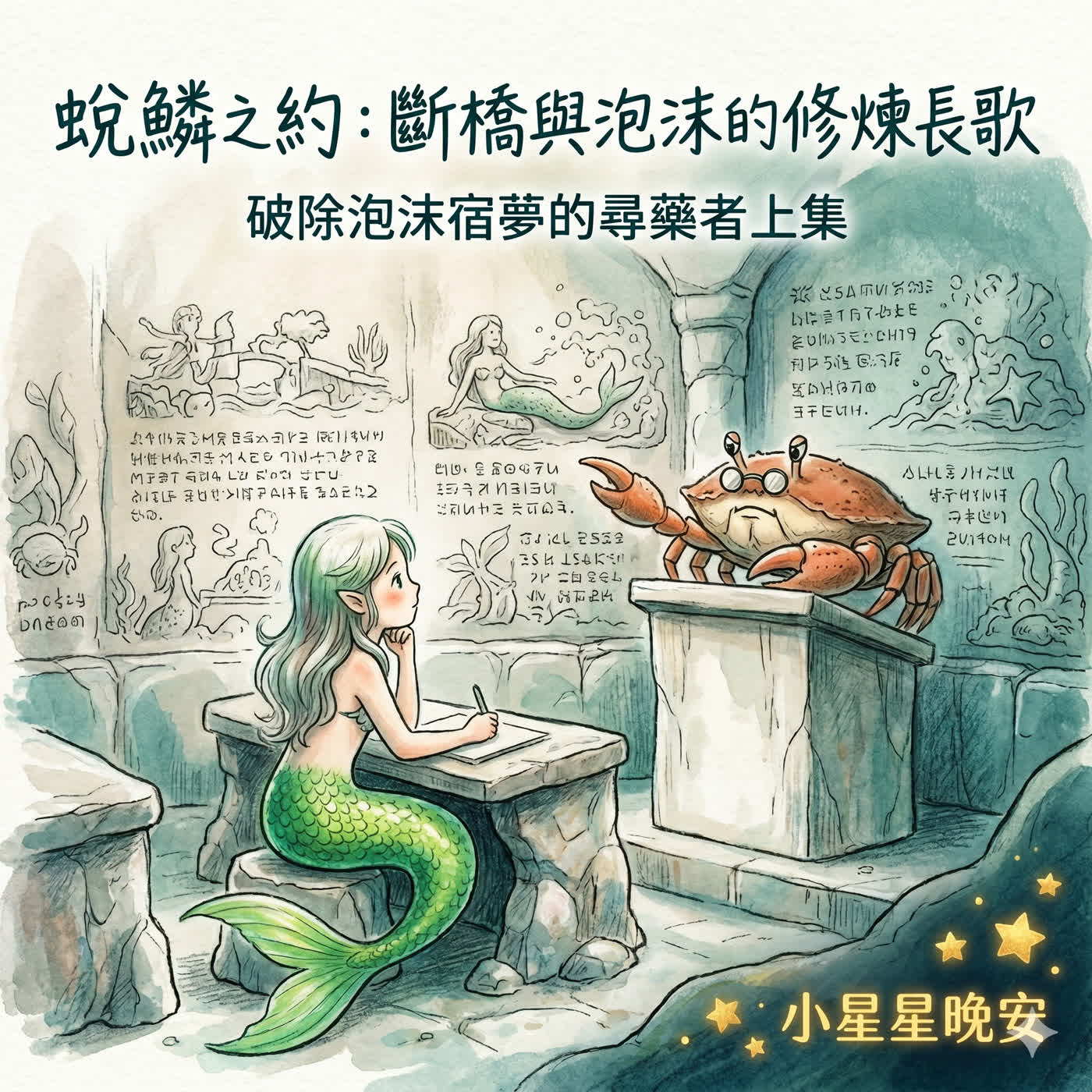 品格故事快樂充電站-6-1-1童話故事大亂鬥-蛻鱗之約-斷橋與泡沫的修煉長歌: 破除泡沫宿夢的尋藥者 上集 episode artwork