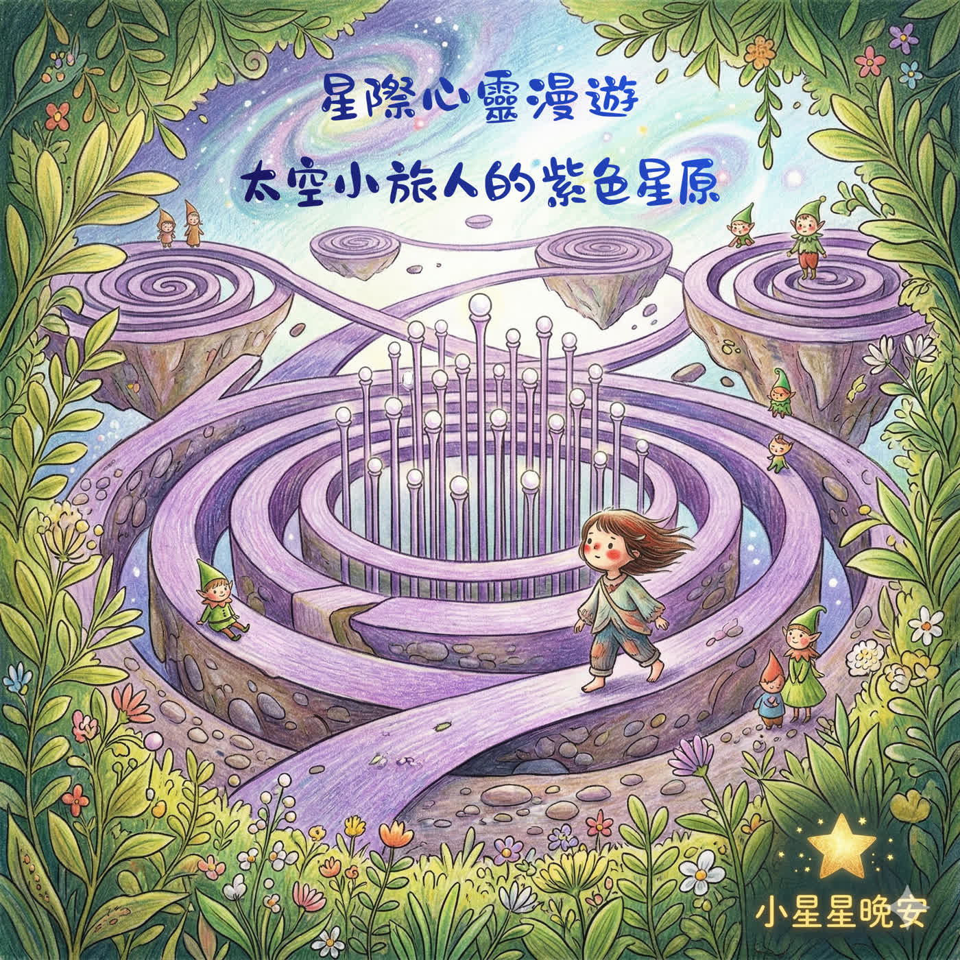 【好想睡音樂睡眠故事】EP89.-星際心靈漫遊:太空小旅人的紫色星原(試聽版)