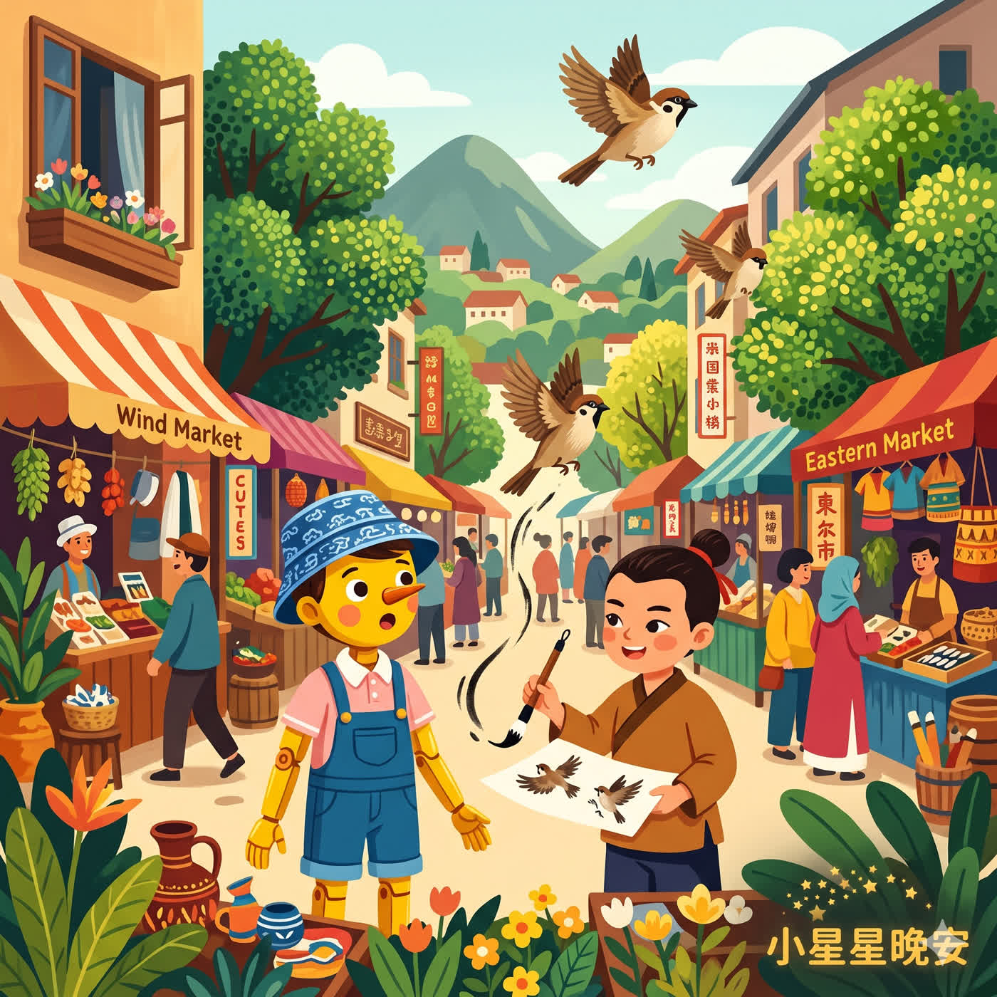 品格故事快樂充電站-7-1-1童話故事大亂鬥-神筆奇緣與火炬跑者:畫出來的皮膚 上集 episode artwork