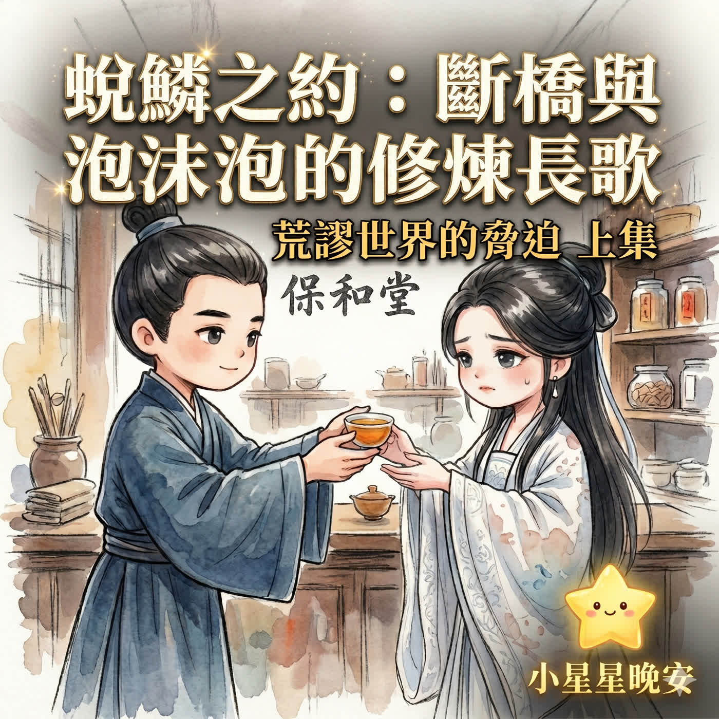 品格故事快樂充電站-6-3-1童話故事大亂鬥-蛻鱗之約-斷橋與泡沫的修煉長歌: 荒謬世界的脅迫 上集 episode artwork
