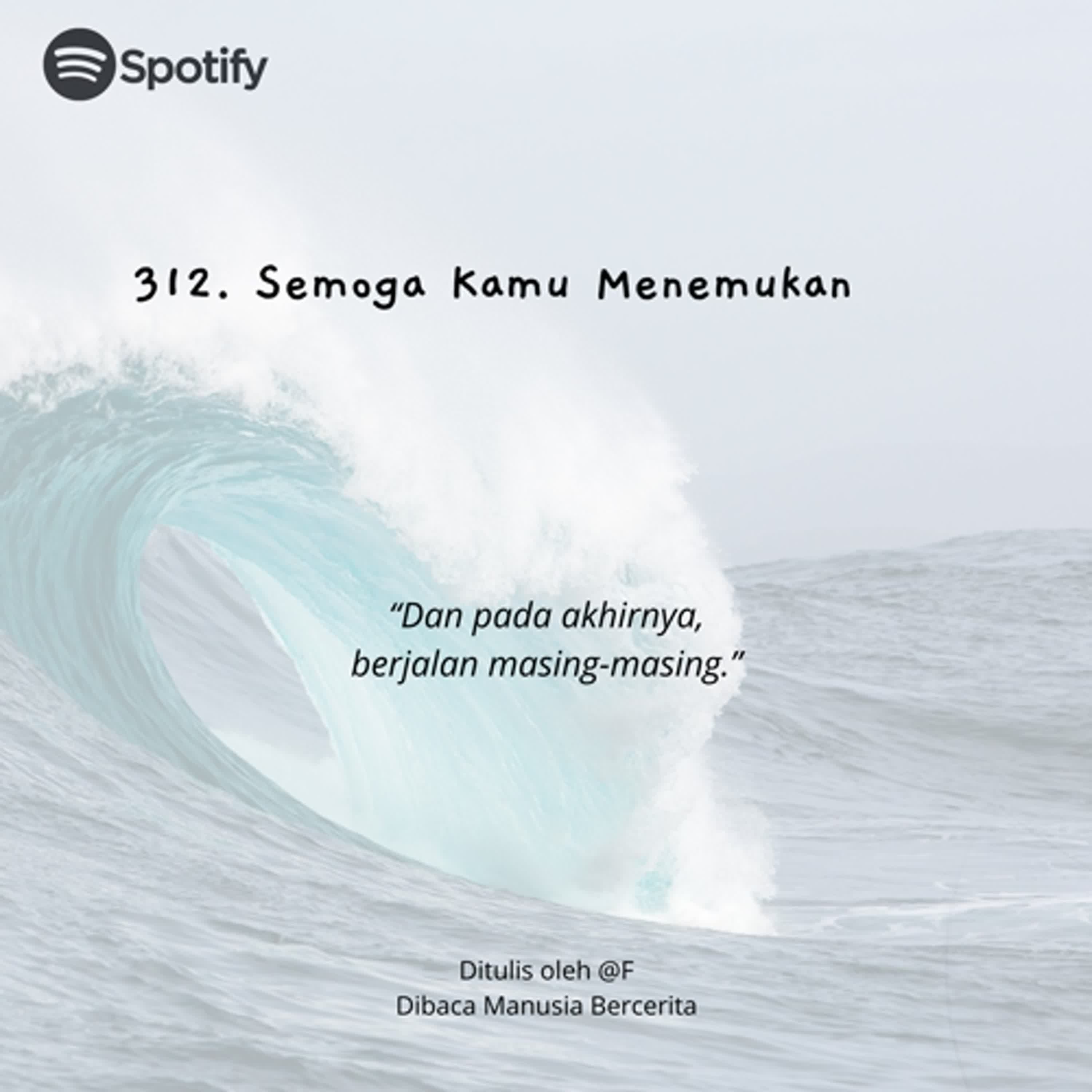 312. Semoga Kamu Menemukan
