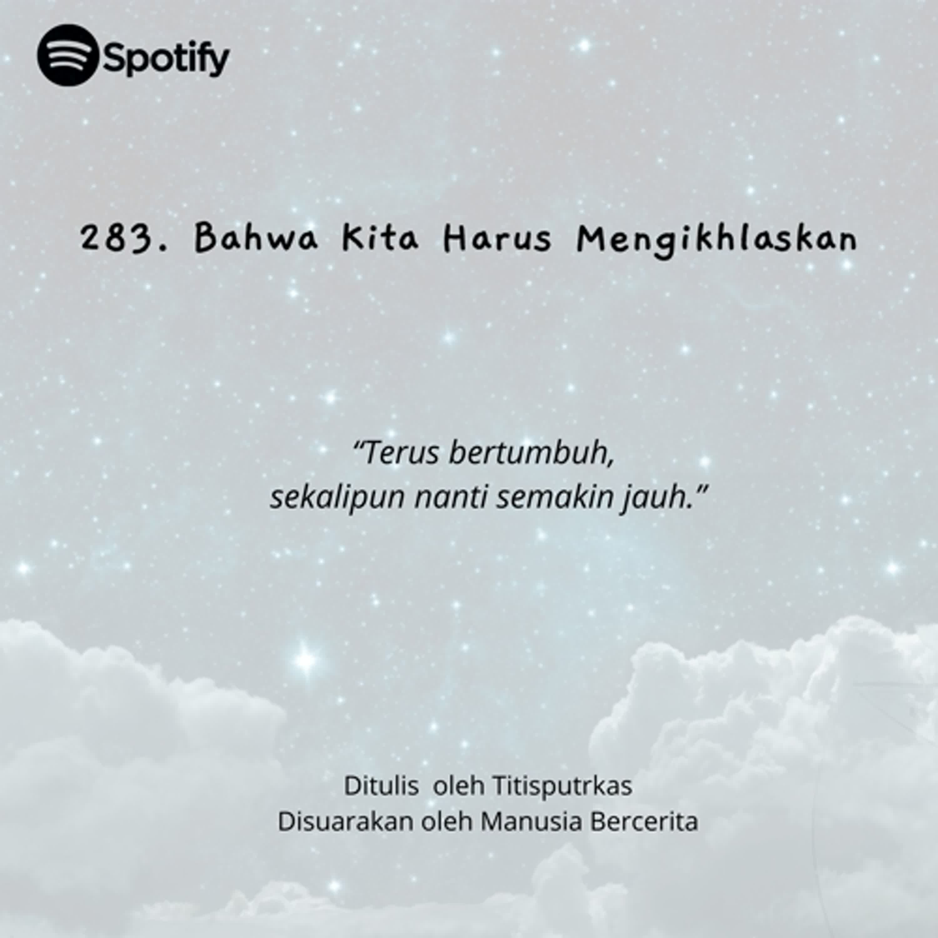 283. Bahwa Kita Harus Mengikhlaskan episode artwork